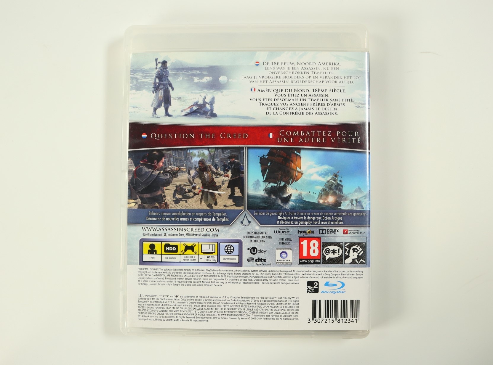 PlayStation 3 - Assassin's Creed Rogue [Essentials Disc] - productfoto 2