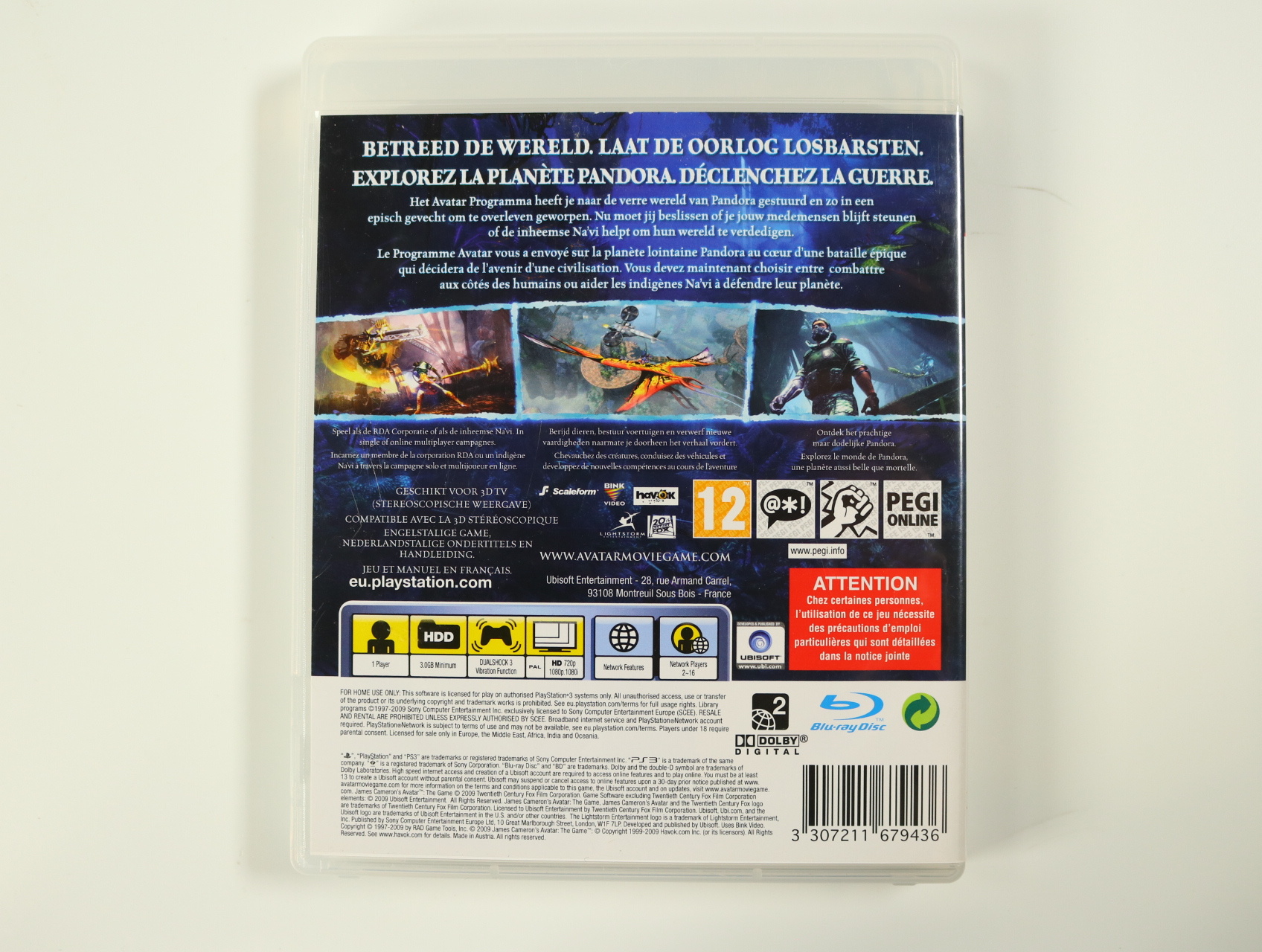 PlayStation 3 - Avatar: The Game - productfoto 2