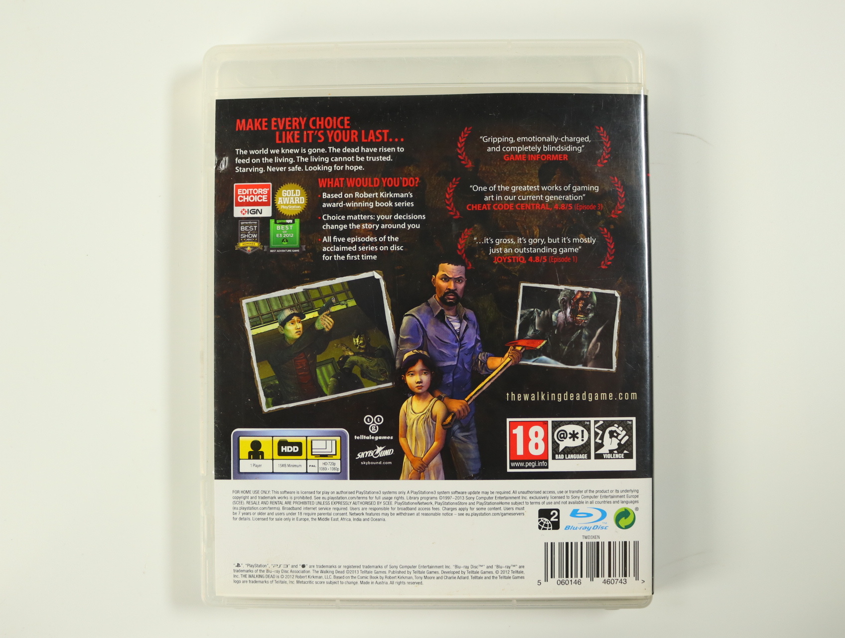 PlayStation 3 - The Walking Dead - productfoto 2