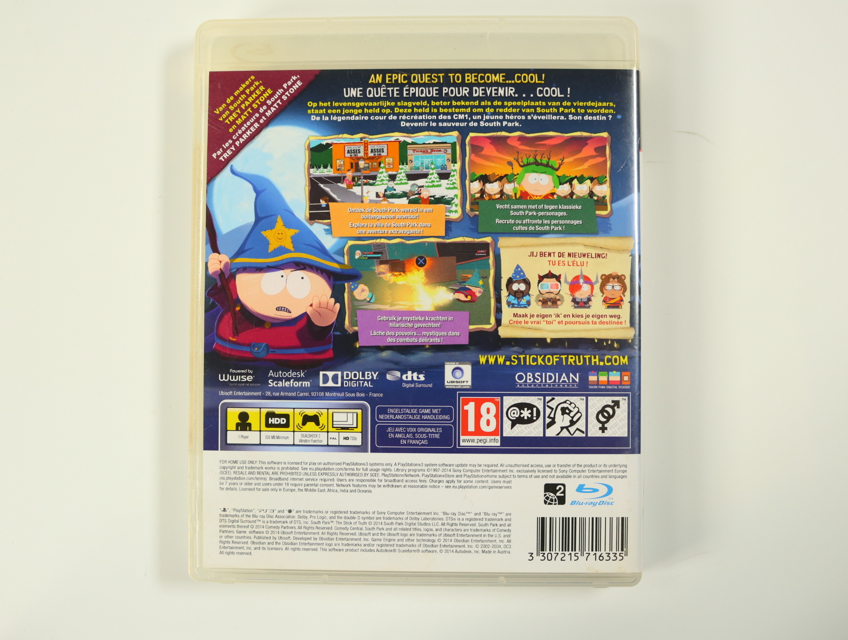 PlayStation 3 - South Park: The Stick of Truth - productfoto 2