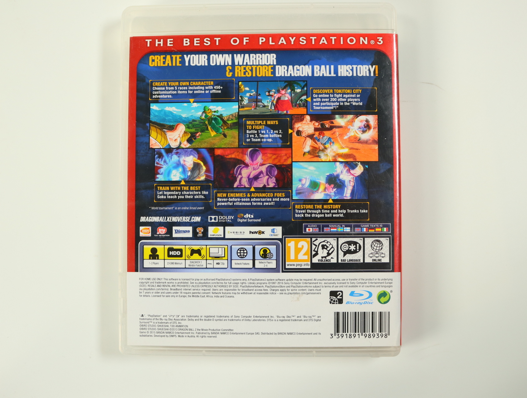 PlayStation 3 - Dragon Ball Xenoverse [Essentials] - productfoto 2