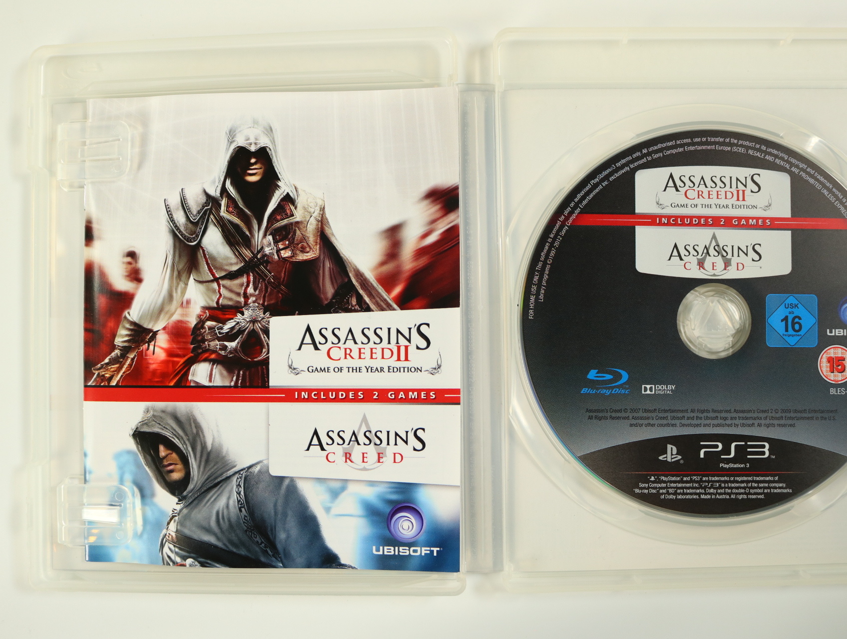 PlayStation 3 - Assassin's Creed I & II - productfoto 3