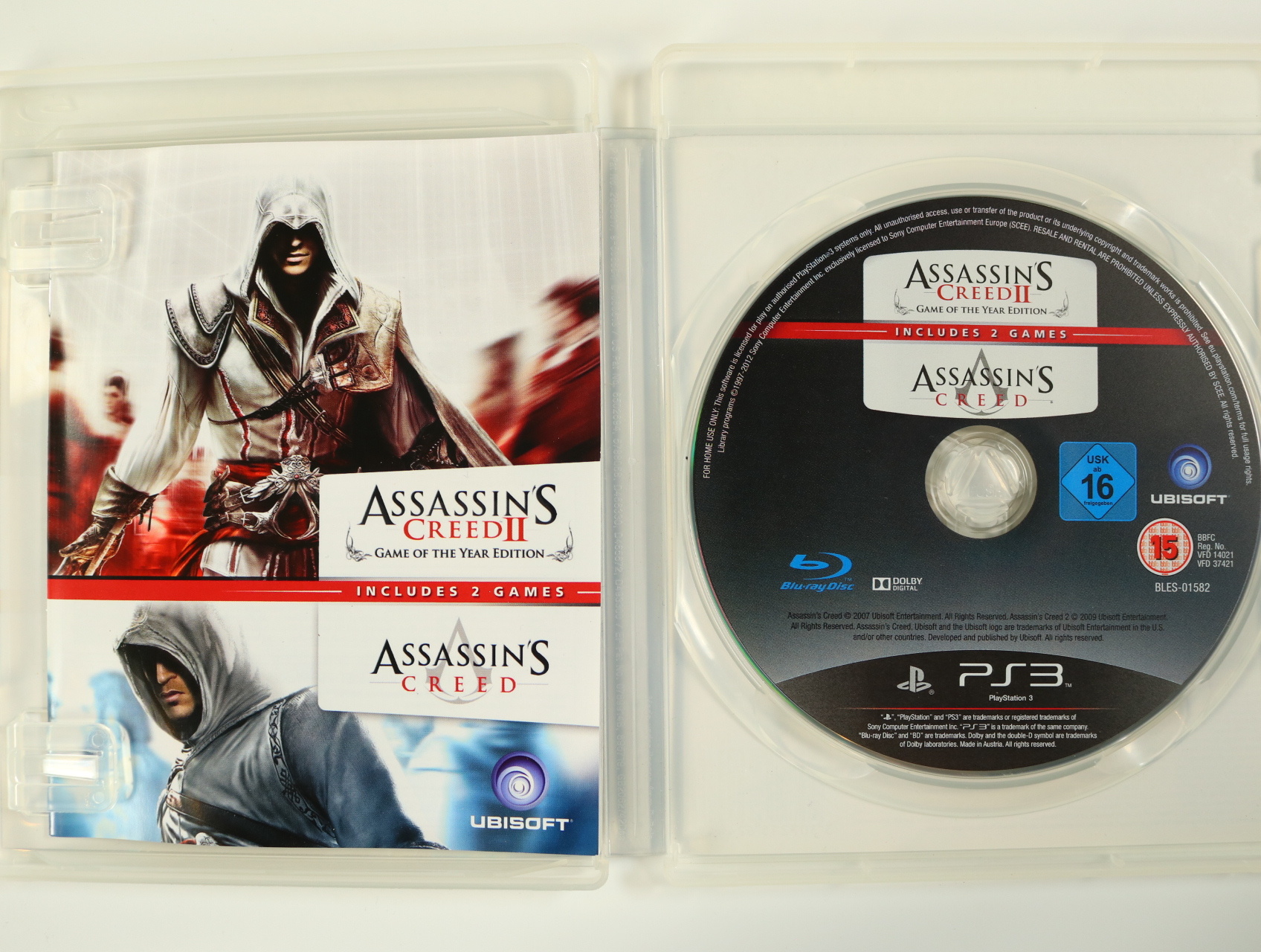 PlayStation 3 - Assassin's Creed I & II - productfoto 4