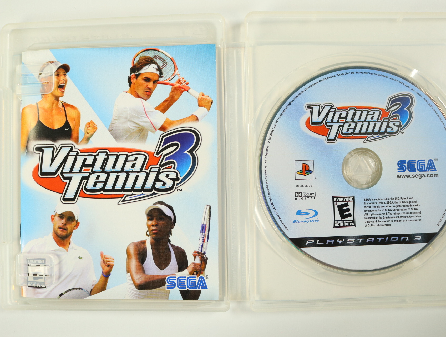 PlayStation 3 - Virtua Tennis 3 - productfoto 3