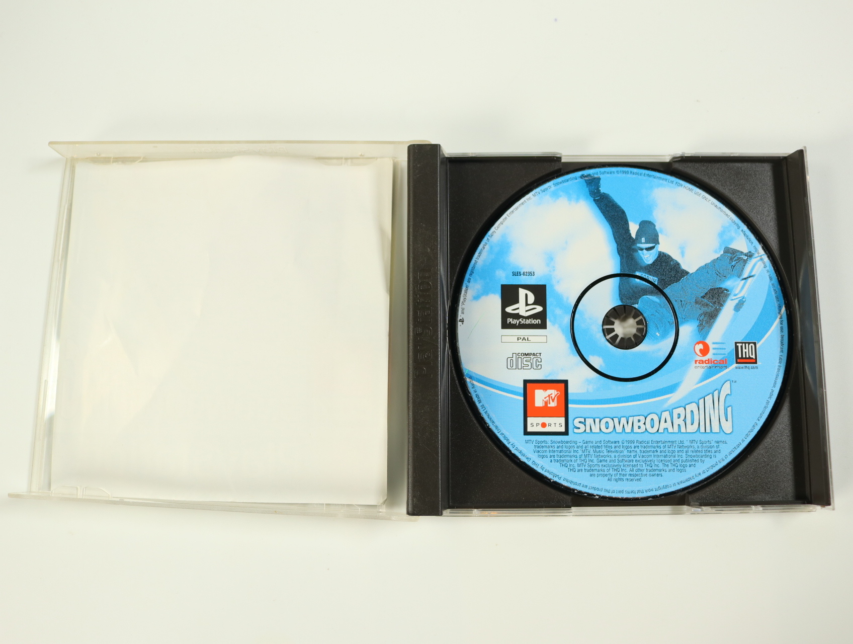 PlayStation 1 - Mtv Sports Snowboarding - productfoto 3