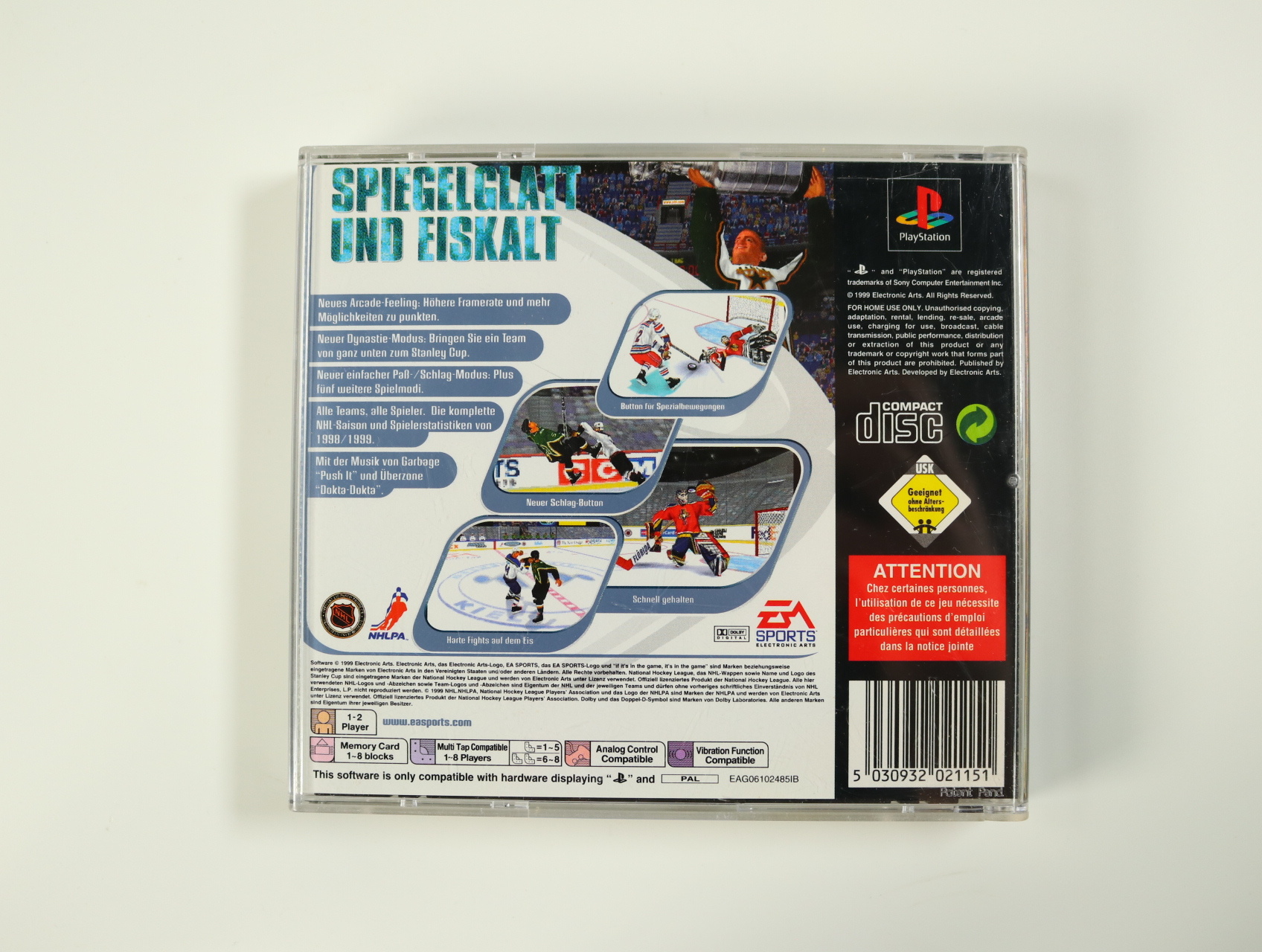 PlayStation 1 - NHL 2000 - productfoto 2
