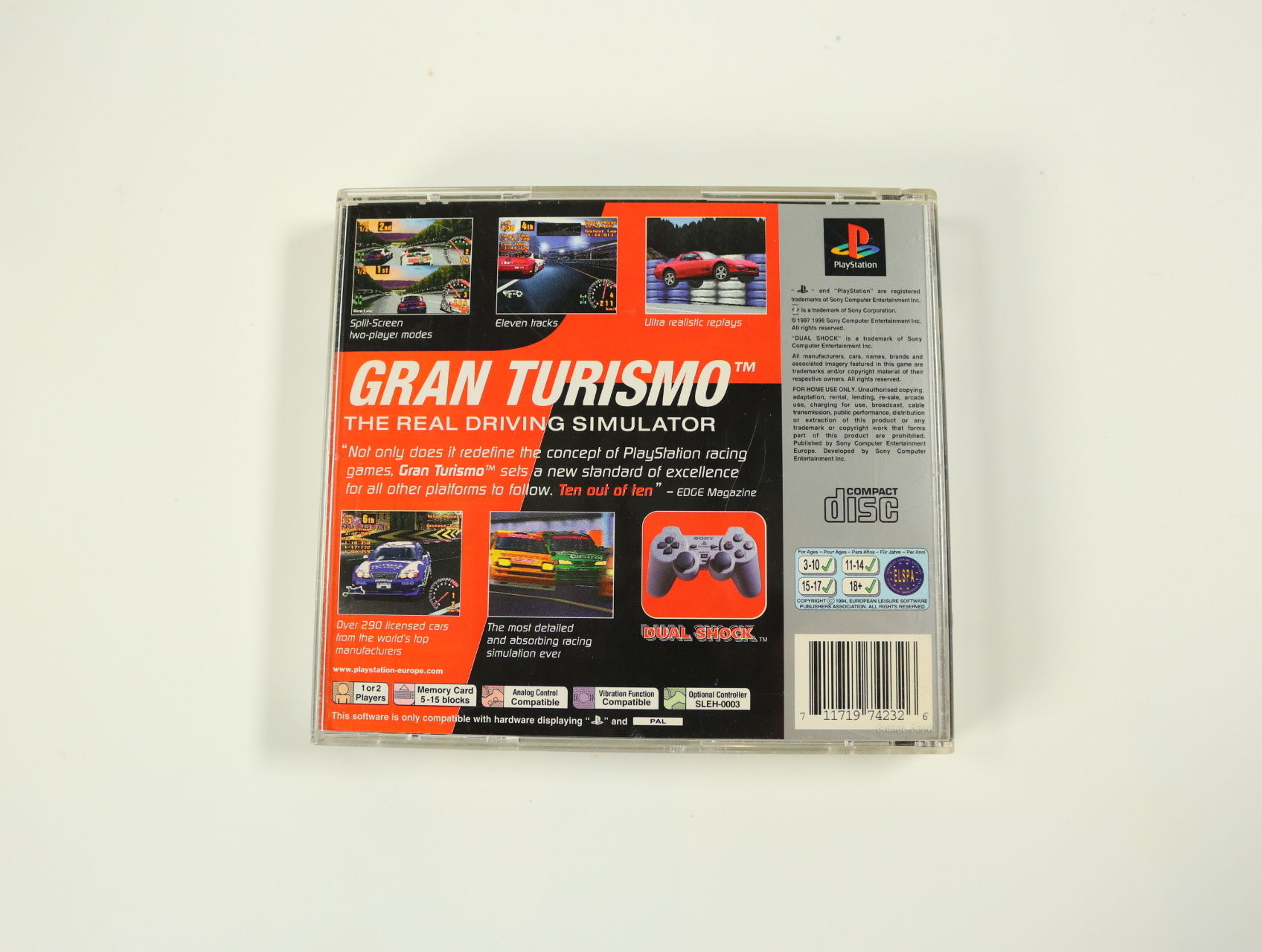 PlayStation 1 - Gran Turismo 2 [Platinum] [No Manual] - productfoto 2