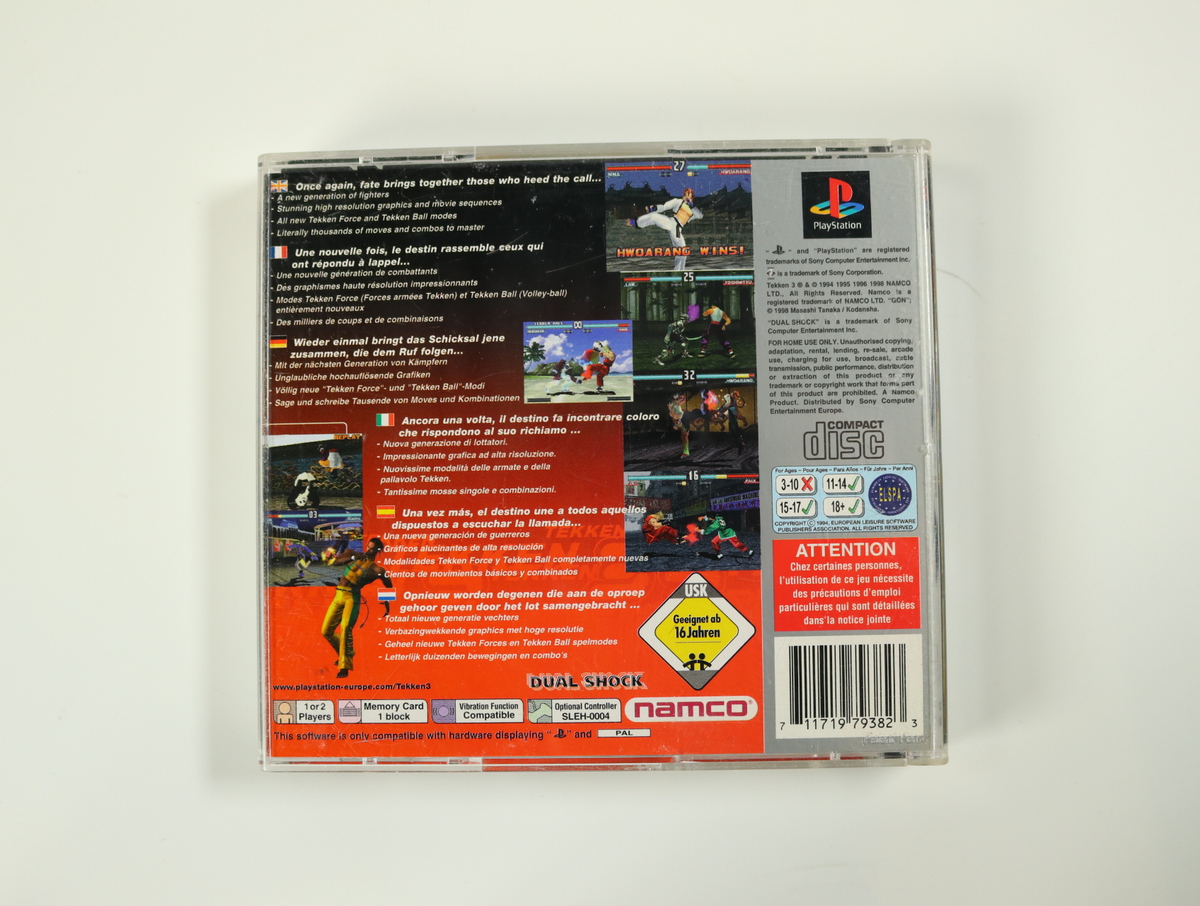 PlayStation 1 - Tekken 3 [Platinum] - productfoto 2