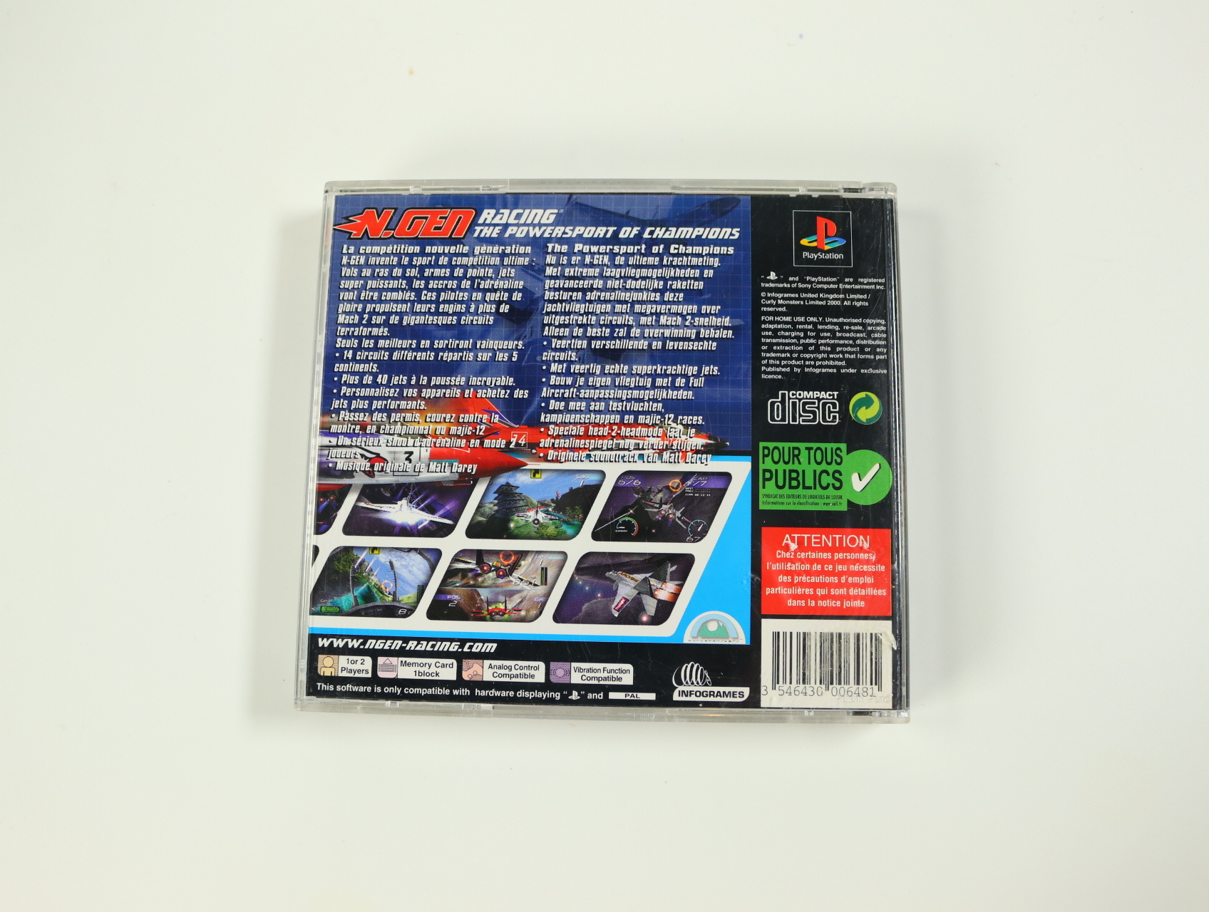 PlayStation 1 - N.Gen Racing - productfoto 2