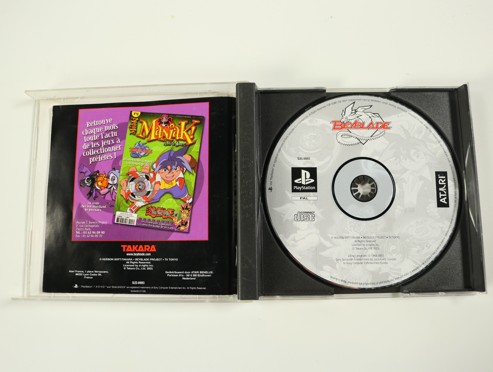 PlayStation 1 - Beyblade: Let it Rip! - productfoto 3