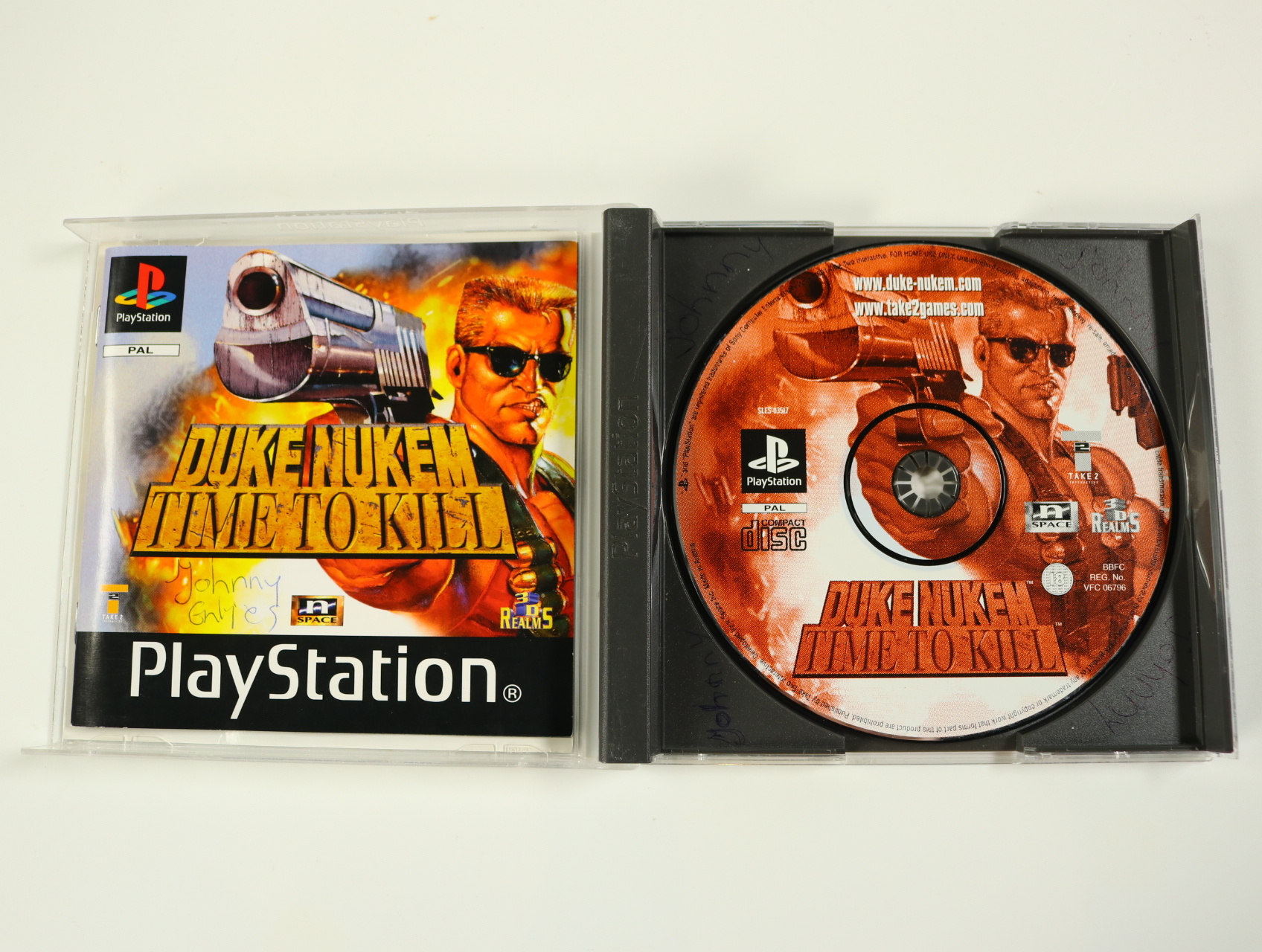 PlayStation 1 - Duke Nukem: Time to Kill - productfoto 3