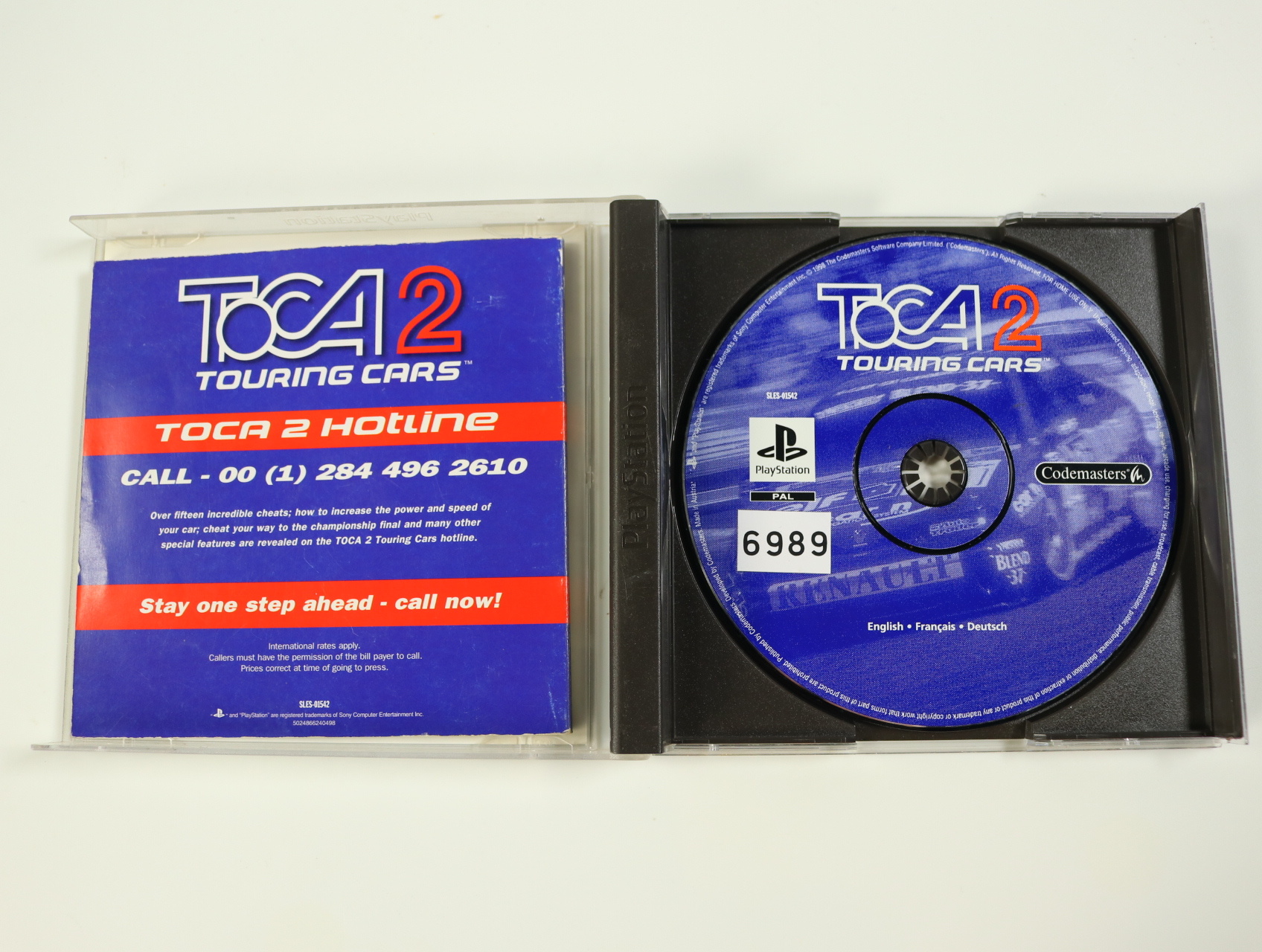 PlayStation 1 - TOCA 2 Touring Cars - productfoto 3