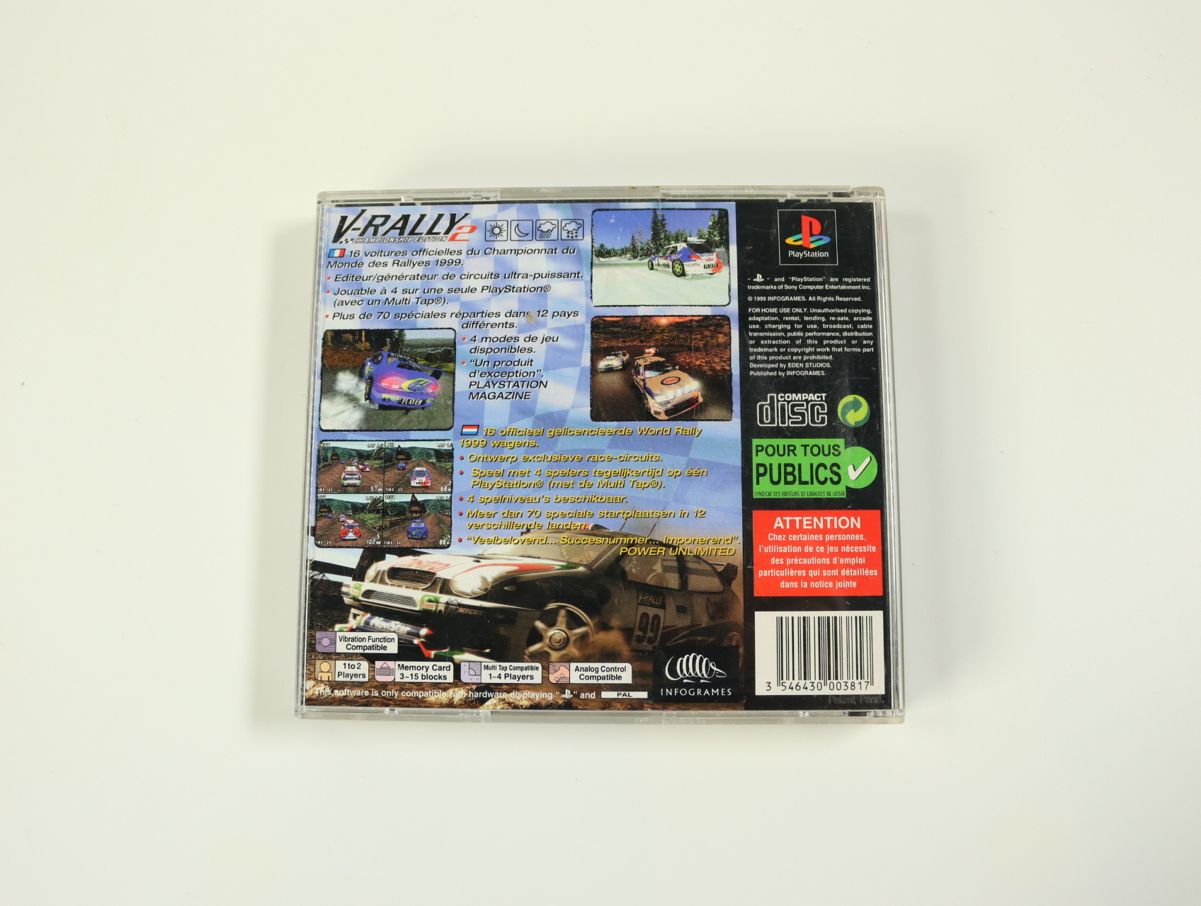 PlayStation 1 - V-Rally 2 Championship Edition - productfoto 2