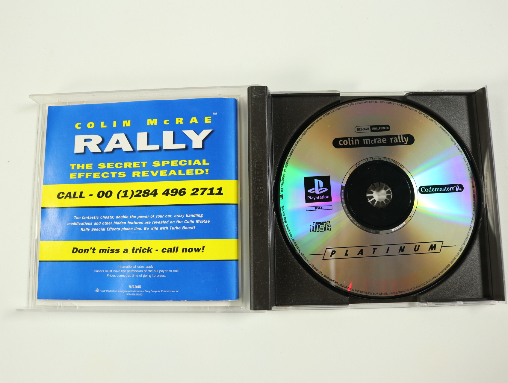 PlayStation 1 - Colin McRae Rally [Platinum] - productfoto 3