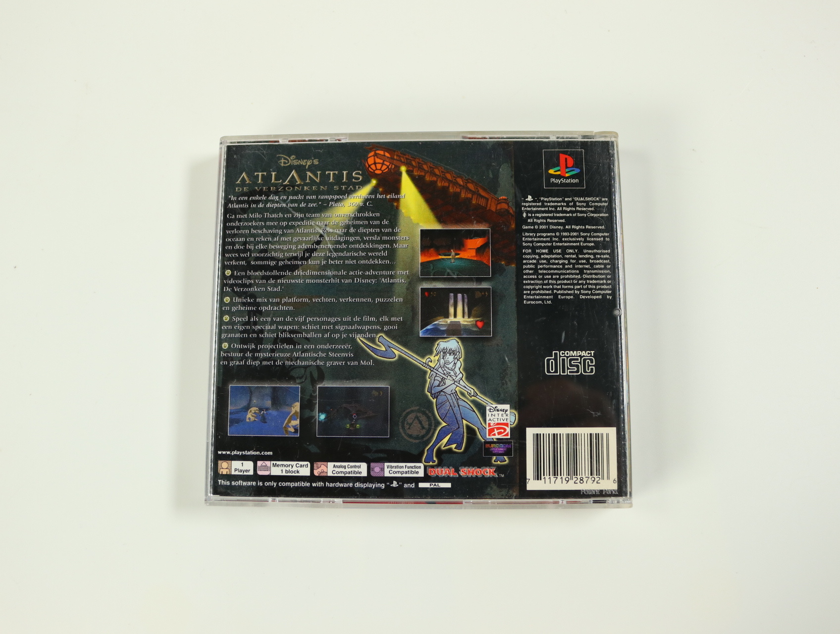 PlayStation 1 - Atlantis: De Verzonken Stad - productfoto 2