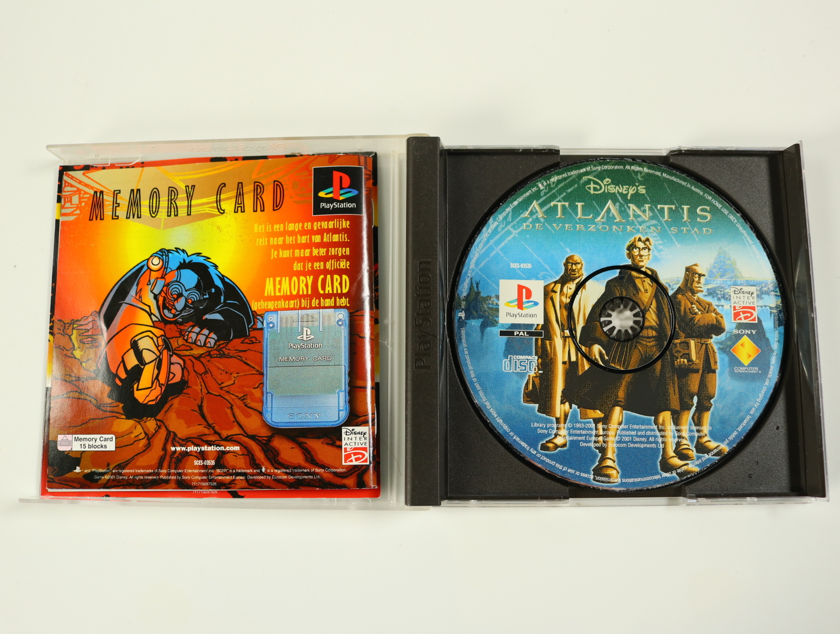 PlayStation 1 - Atlantis: De Verzonken Stad - productfoto 3