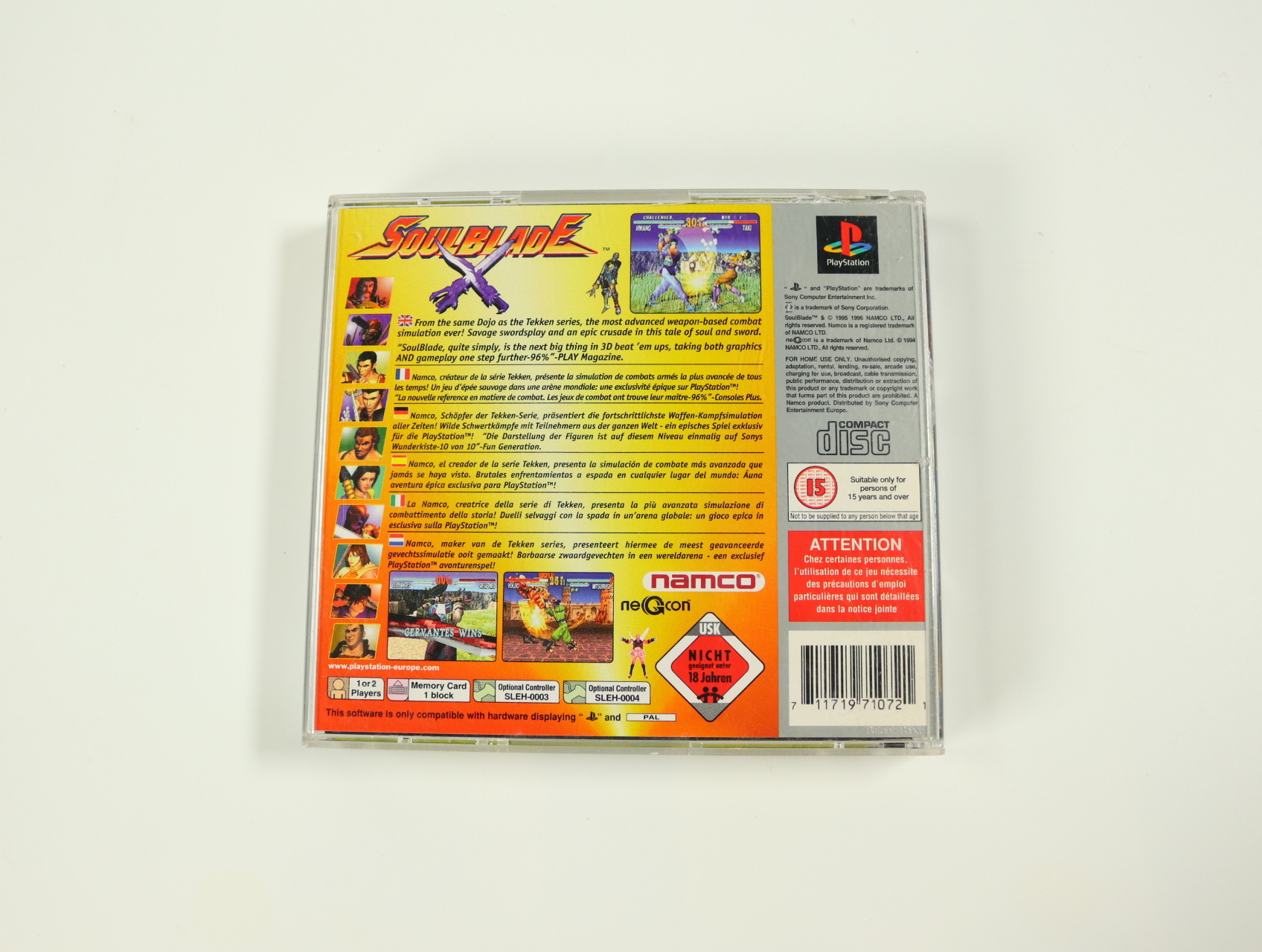 PlayStation 1 - SoulBlade [Platinum] - productfoto 2