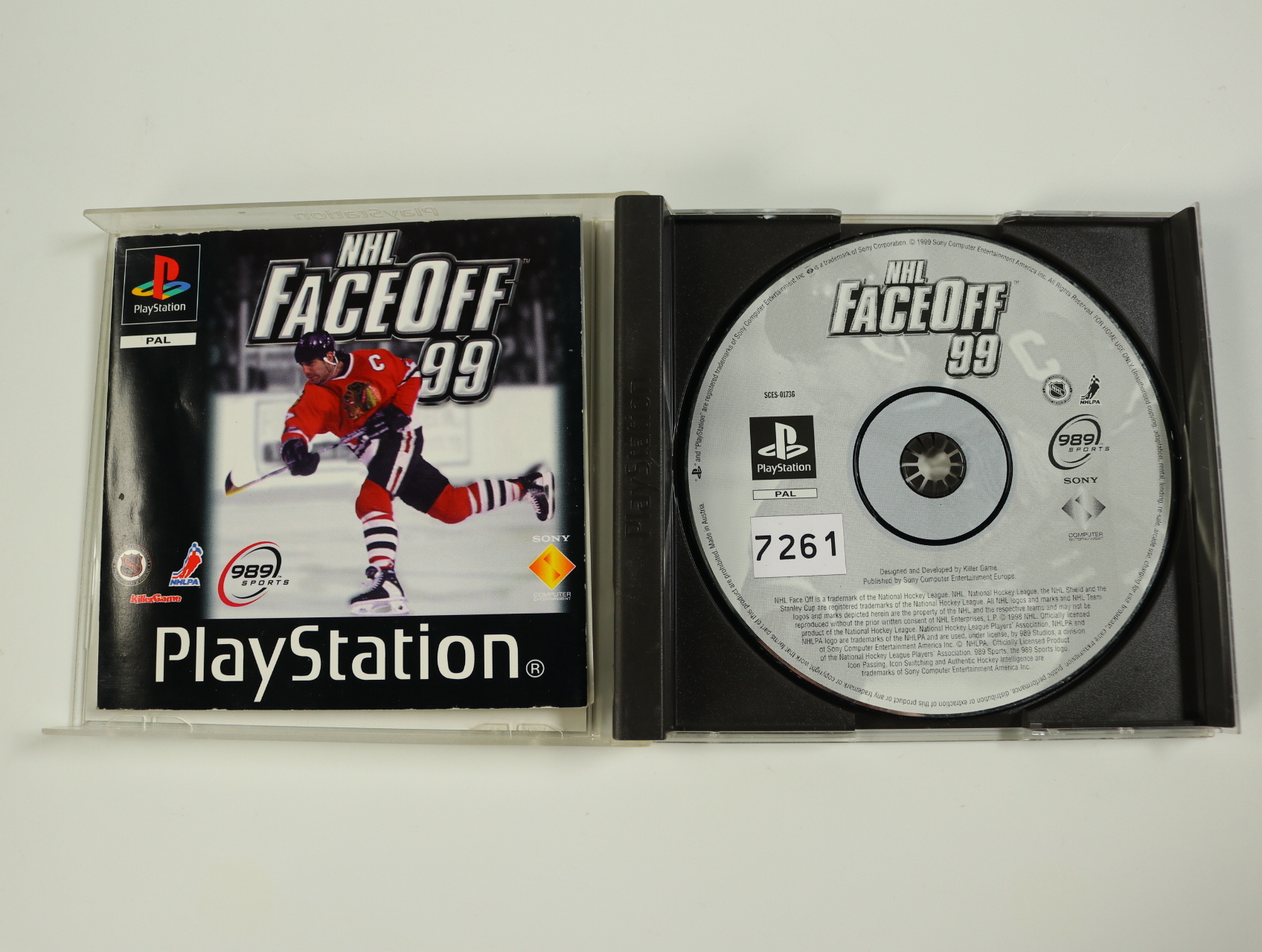 PlayStation 1 - NHL FaceOff 99 - productfoto 3