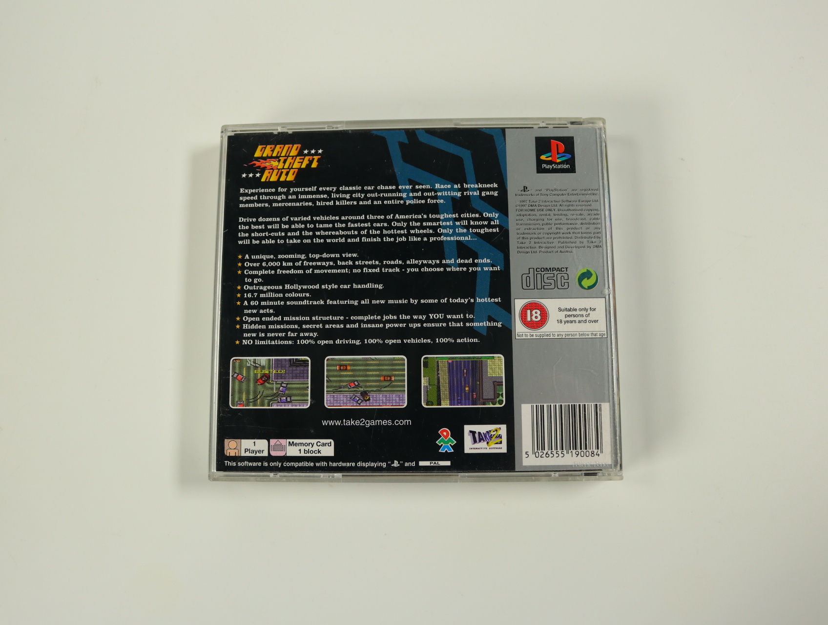 PlayStation 1 - Grand Theft Auto [Platinum] - productfoto 2