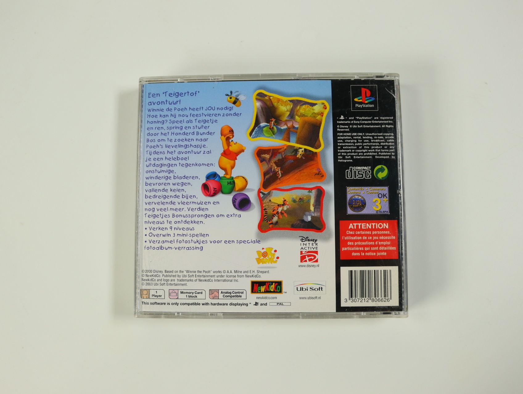 PlayStation 1 - Teigertjes Honingjacht - productfoto 2