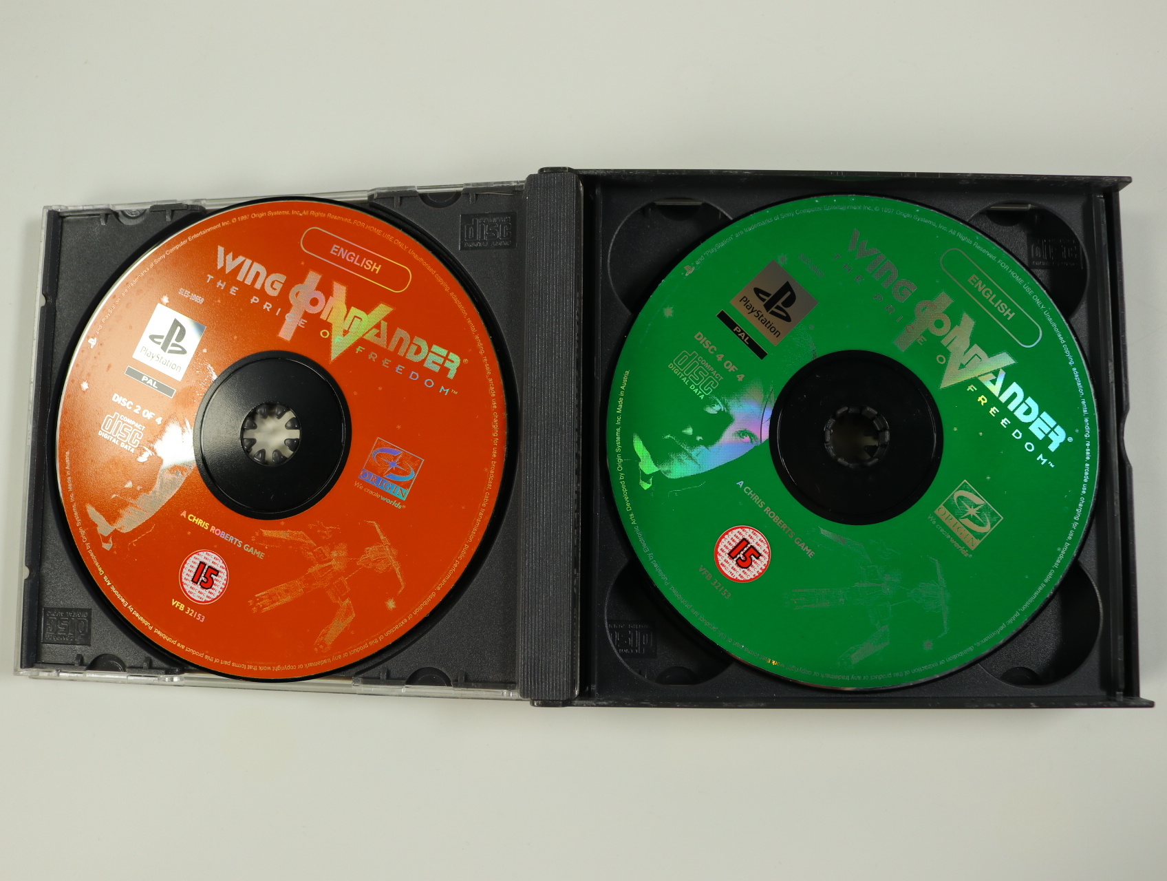 PlayStation 1 - Wing Commander IV - The Price of Freedom - Origin Systems - productfoto 3