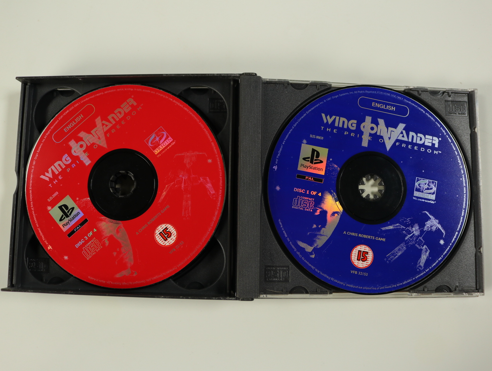 PlayStation 1 - Wing Commander IV - The Price of Freedom - Origin Systems - productfoto 4