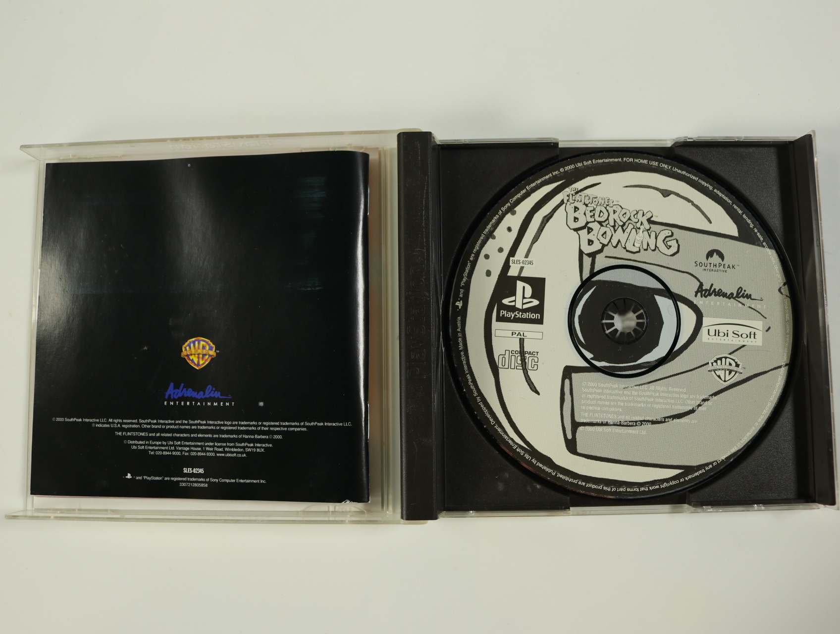 PlayStation 1 - The Flintstones: Bedrock Bowling - productfoto 3