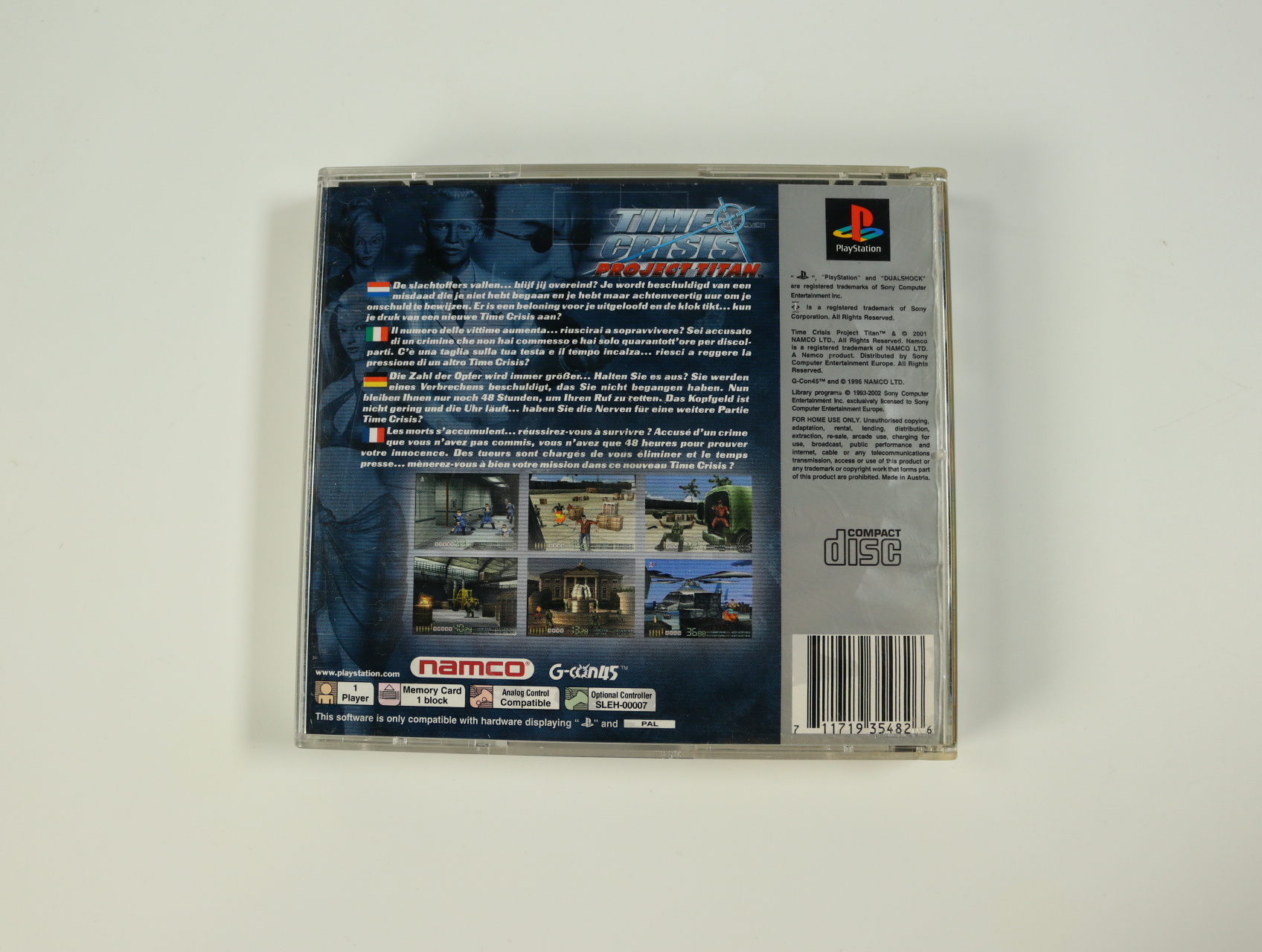 PlayStation 1 - Time Crisis: Project Titan [Platinum] - productfoto 2