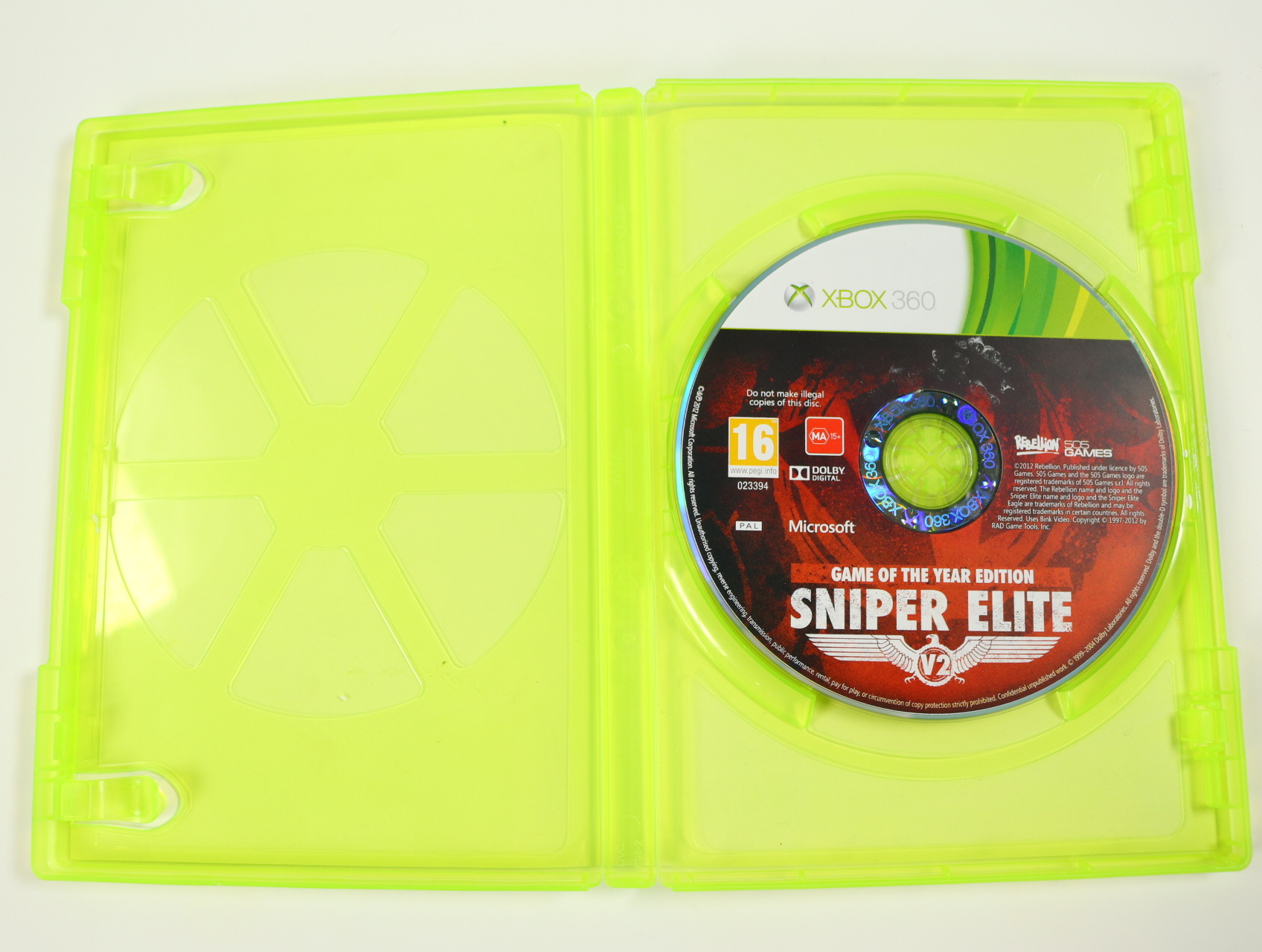 Xbox 360 - Sniper Elite V2 [No Manual] - productfoto 3