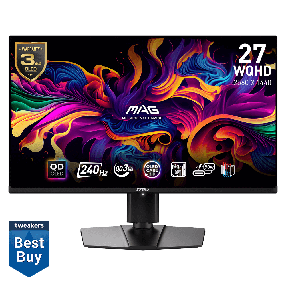 MAG 271QPX E2 | QHD -  240hz - 0.03ms - OLED - 27 inch