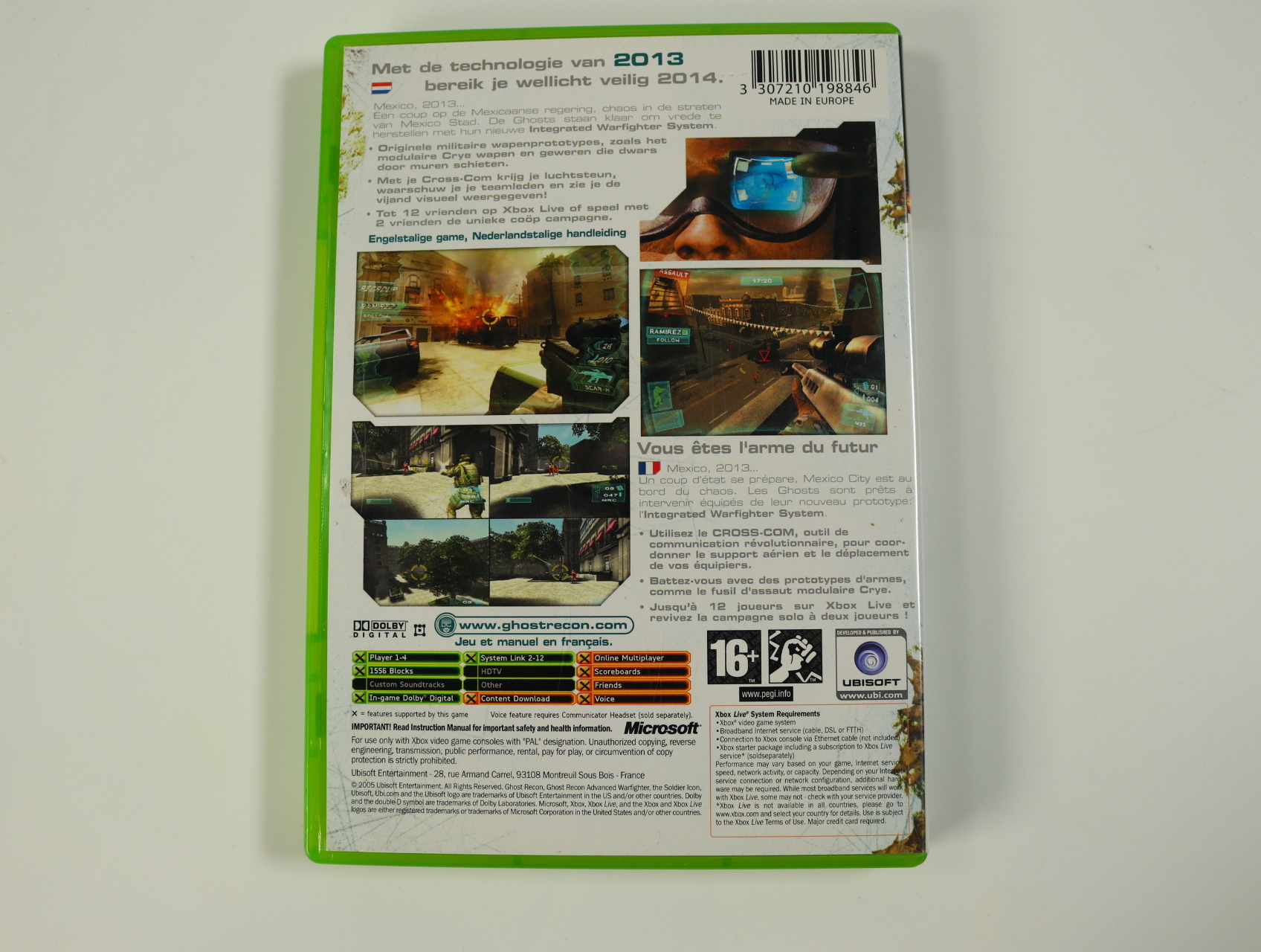 Xbox Classic - Ghost Recon Advanced Warfighter - productfoto 2