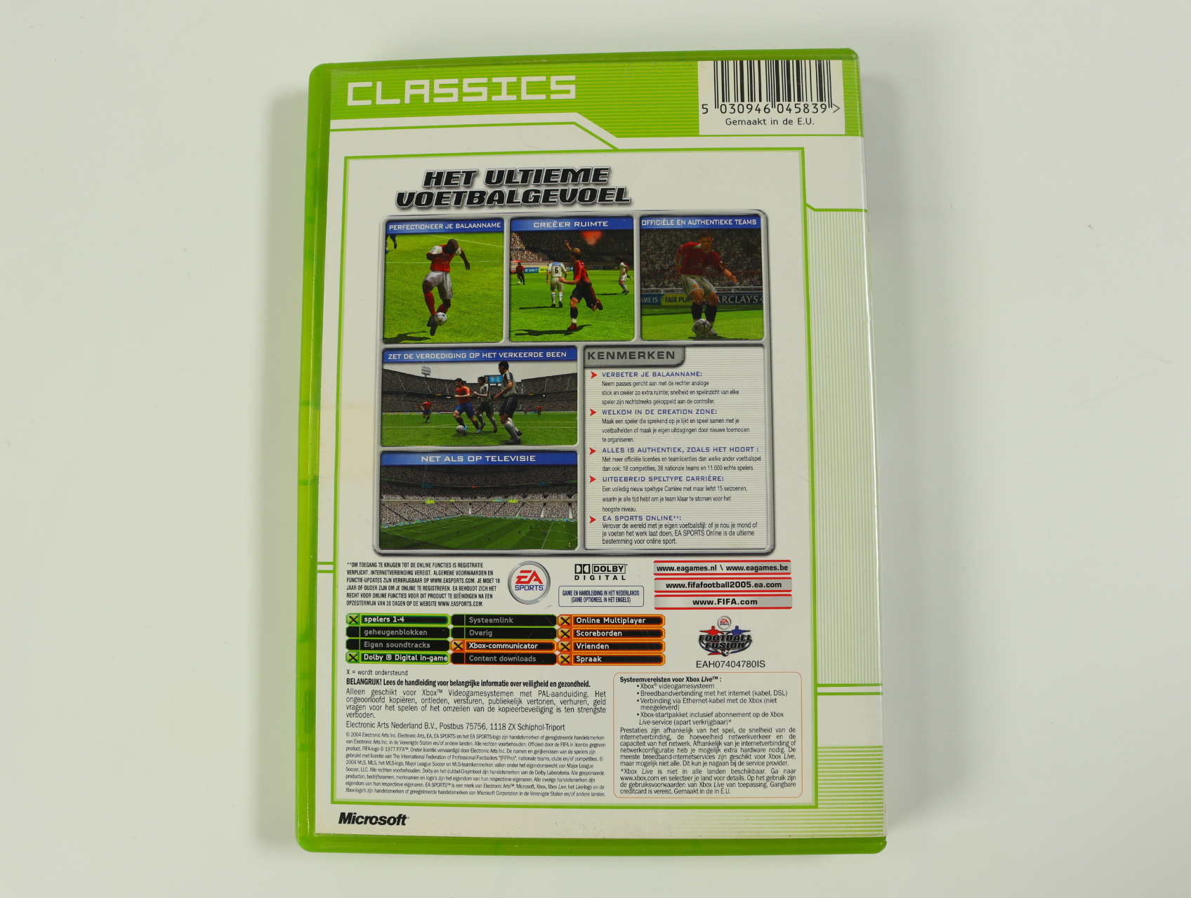 Xbox Classic - FIFA Football 2005 [Classics] - productfoto 2