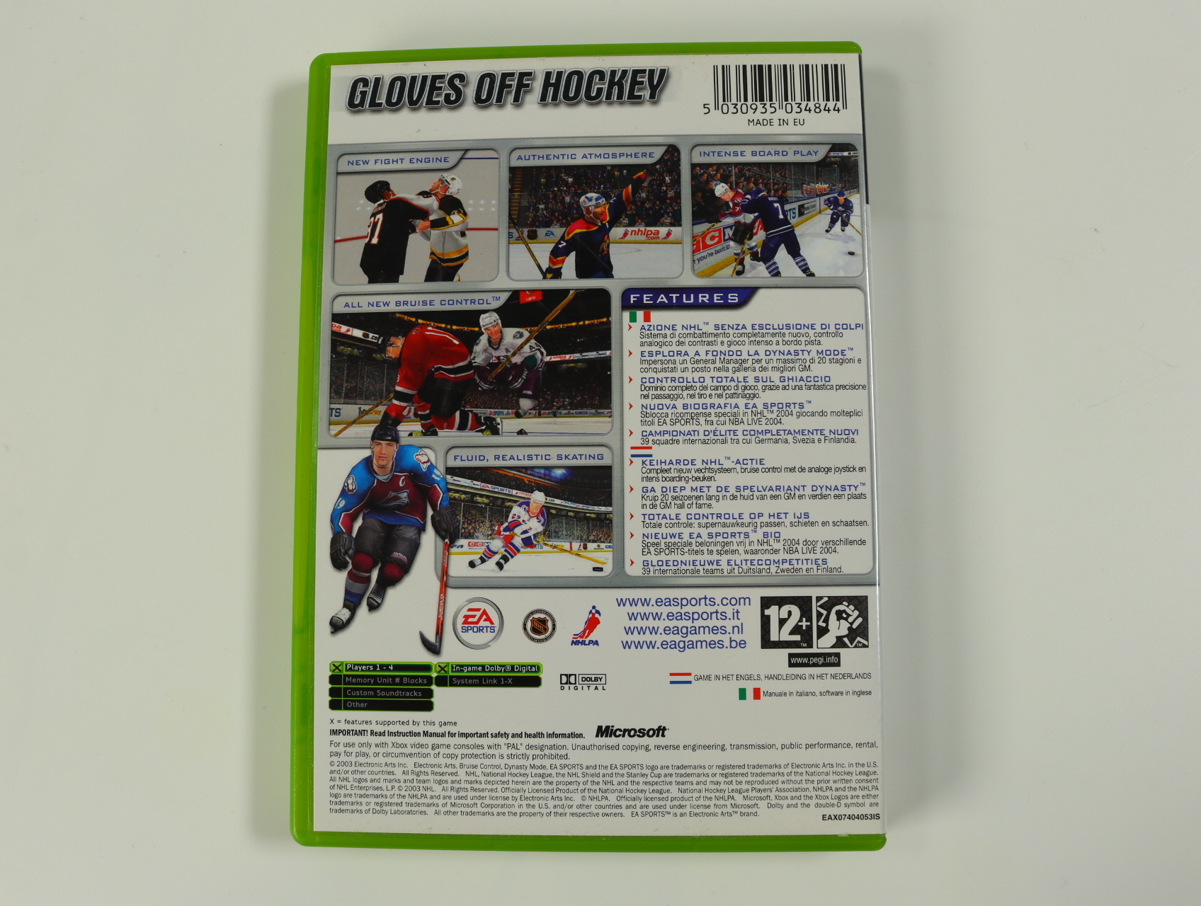 Xbox Classic - NHL 2004 - productfoto 2