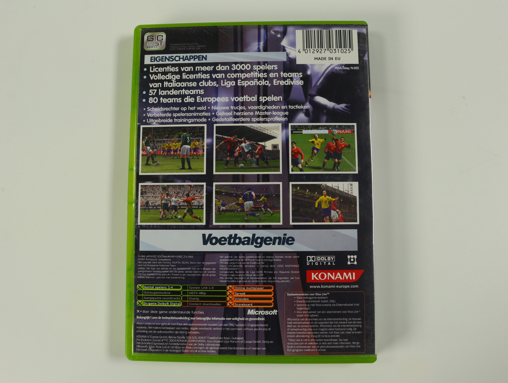 Xbox Classic - Pro Evolution Soccer 4 - productfoto 2