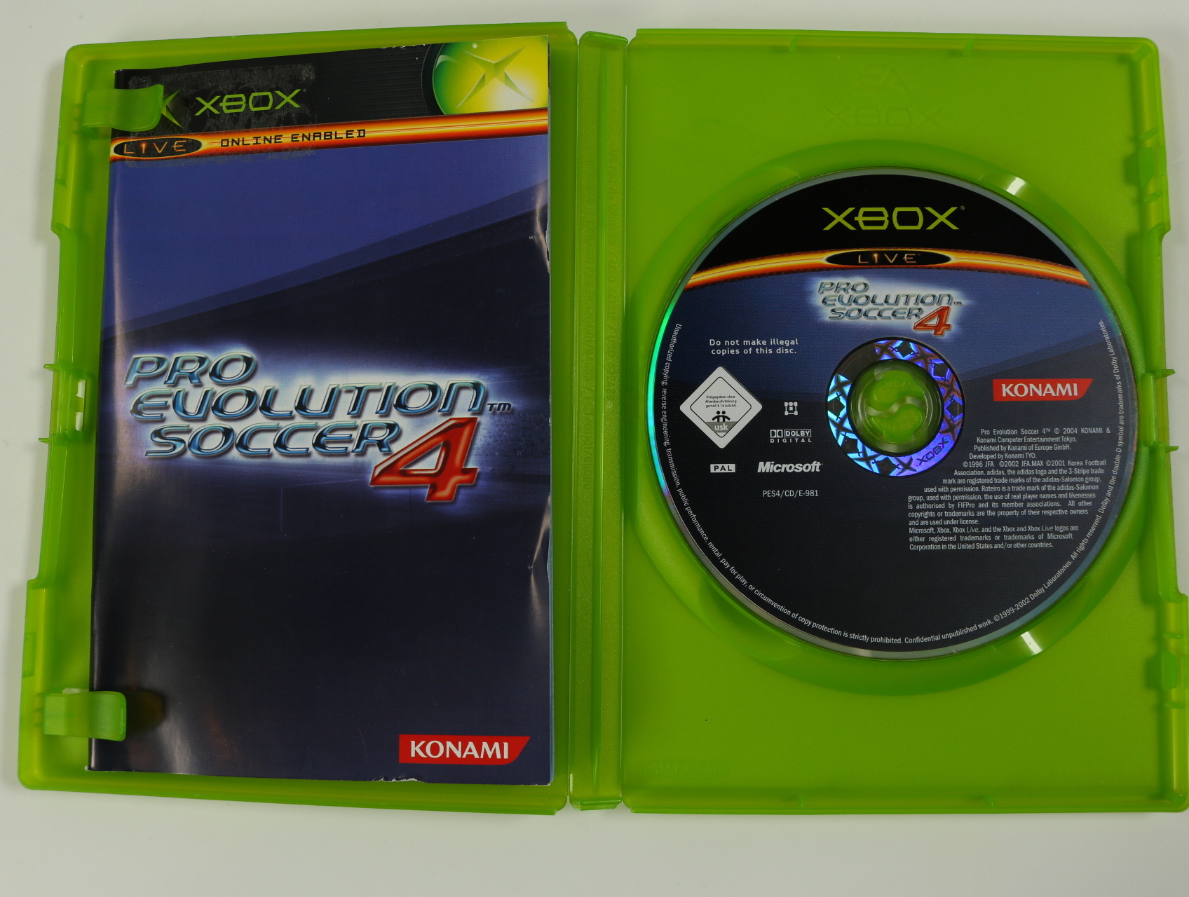 Xbox Classic - Pro Evolution Soccer 4 - productfoto 3