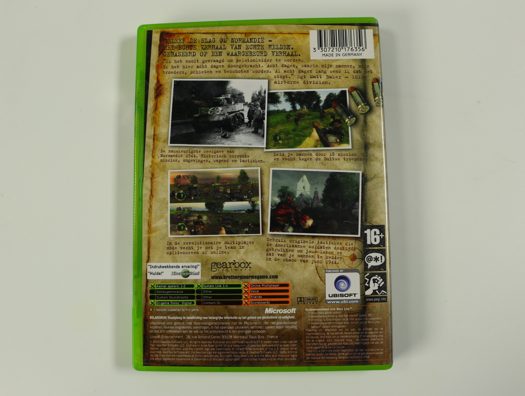 Xbox Classic - Brothers in Arms: Road to Hill 30 - productfoto 2
