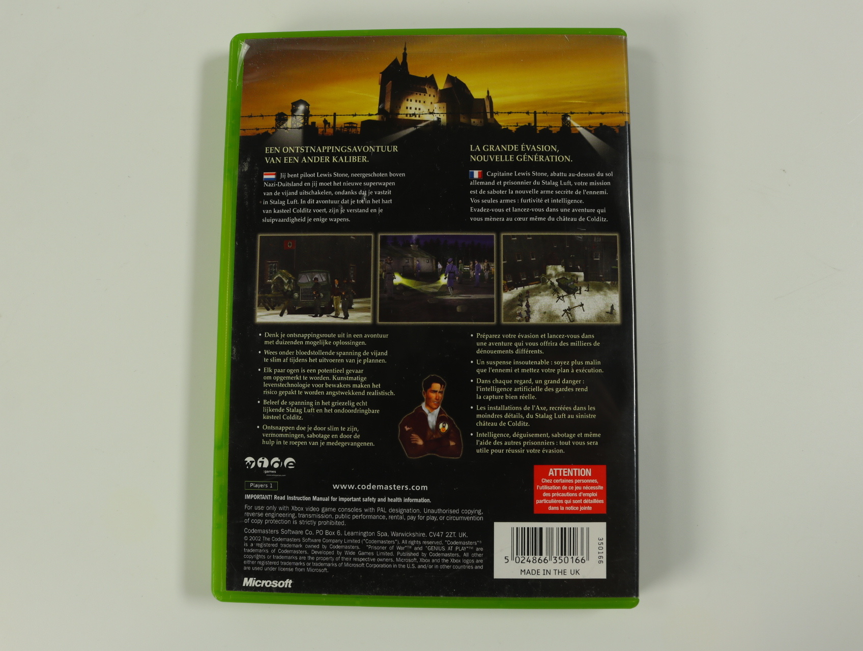 Xbox Classic - Prisoner of War - productfoto 2
