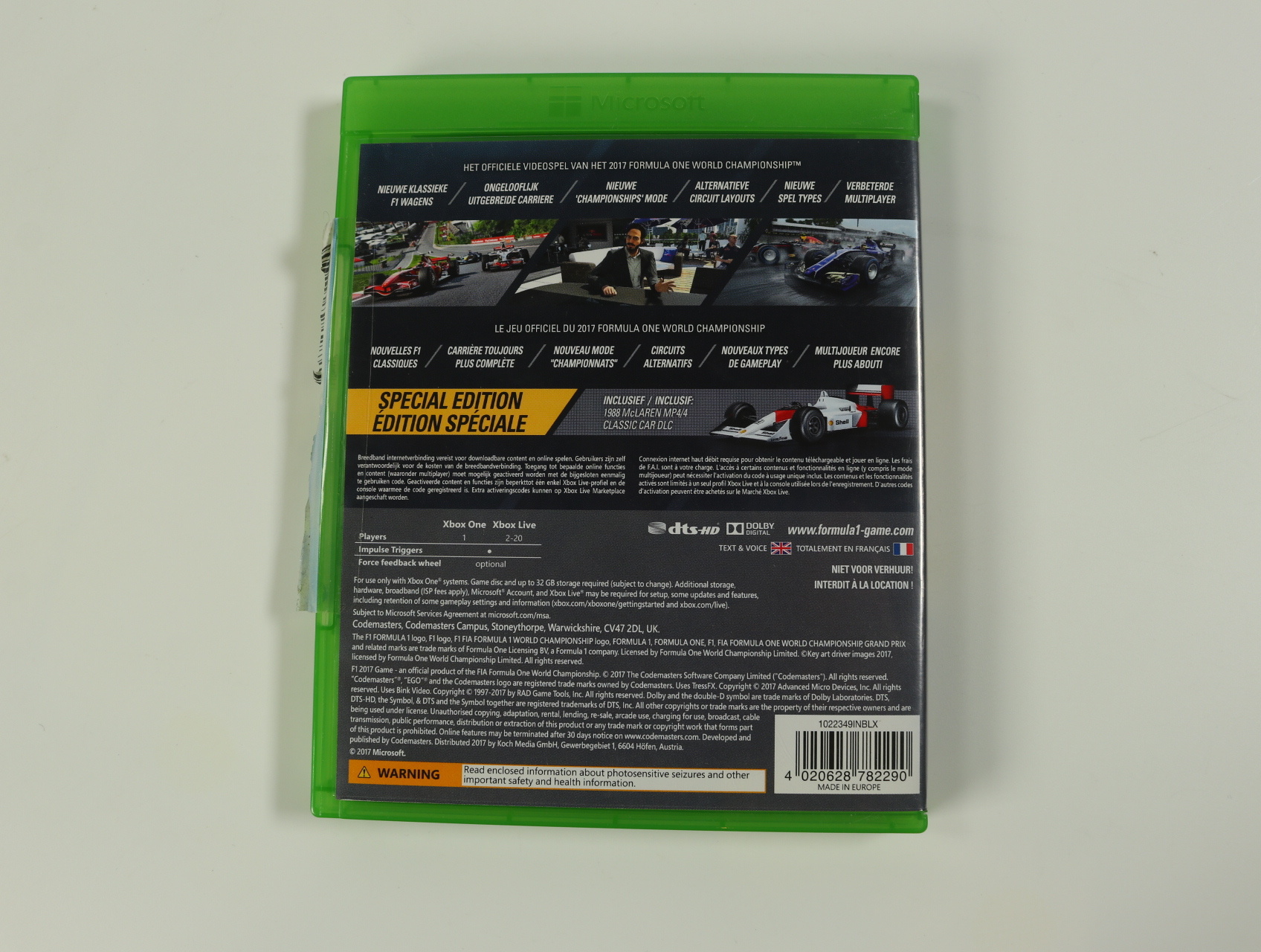 Xbox one - F1 2017 [Gebruikt] - Codemasters Birmingham - Gebruikt - productfoto 2