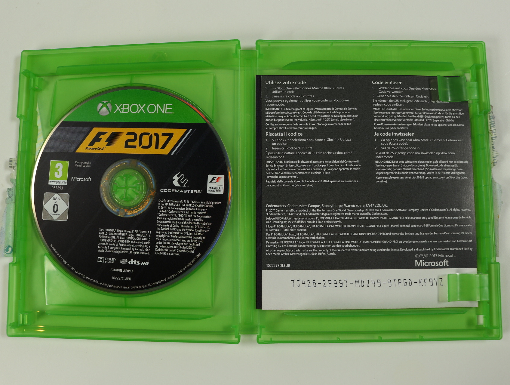 Xbox one - F1 2017 [Gebruikt] - Codemasters Birmingham - Gebruikt - productfoto 3