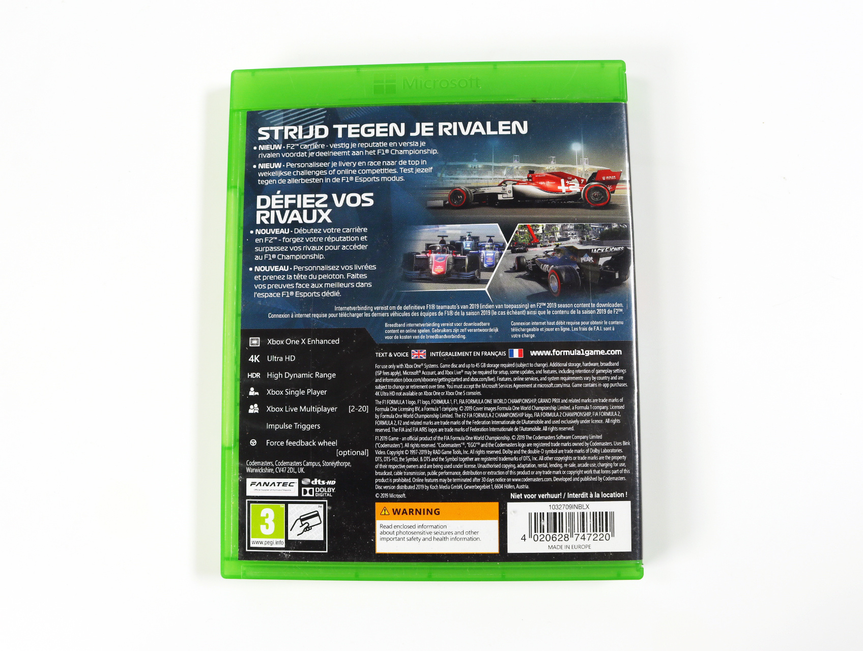 Xbox one - F1 2019 [Gebruikt] - Codemasters Birmingham - Gebruikt - productfoto 2