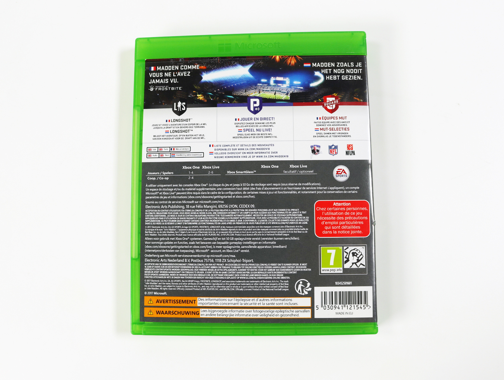 Xbox one - NFL Madden 18 [Gebruikt] - Gebruikt - productfoto 2