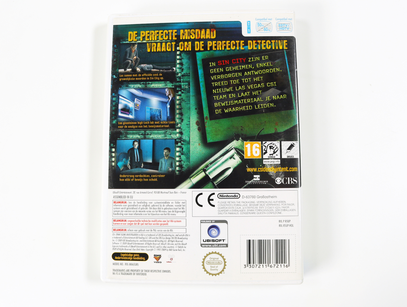 Wii - Crime Scene Investigation: Deadly Intent - productfoto 2