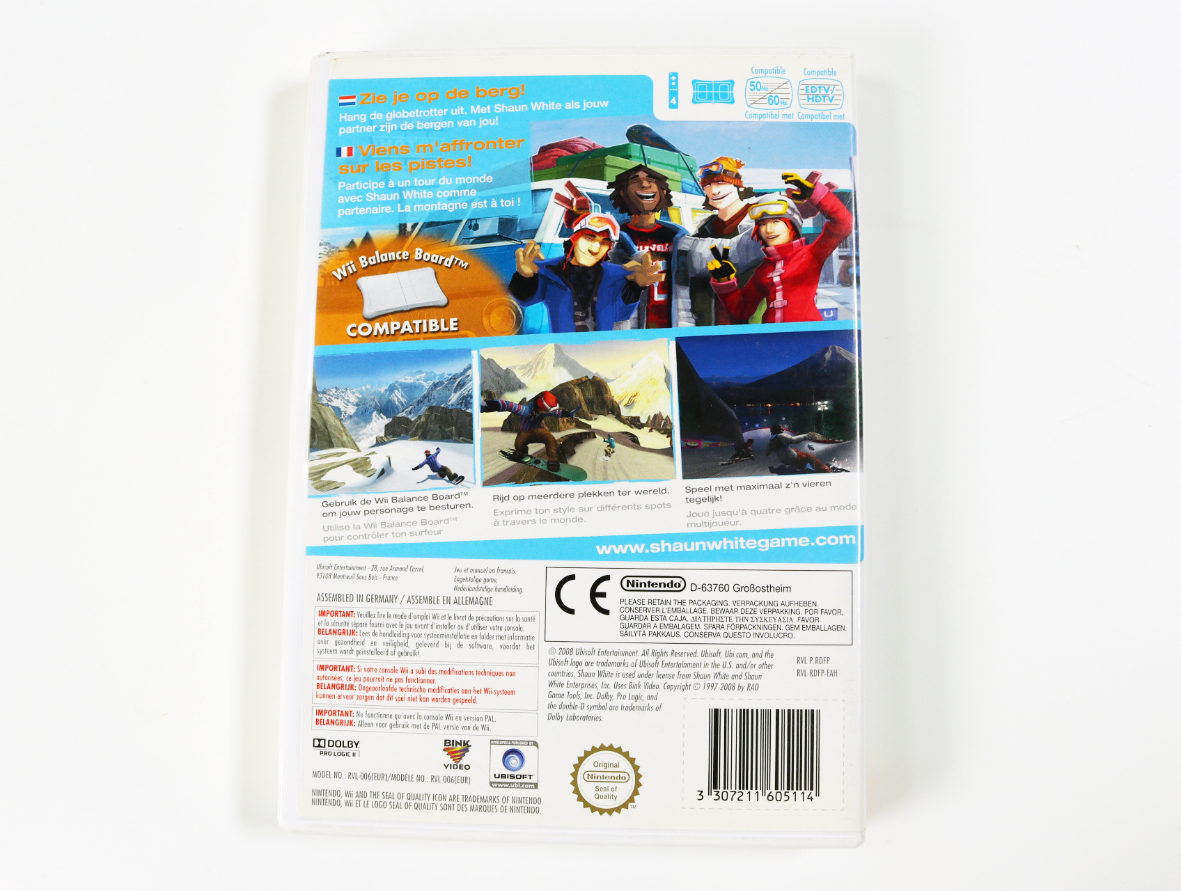 Wii - Shaun White Snowboarding - productfoto 2