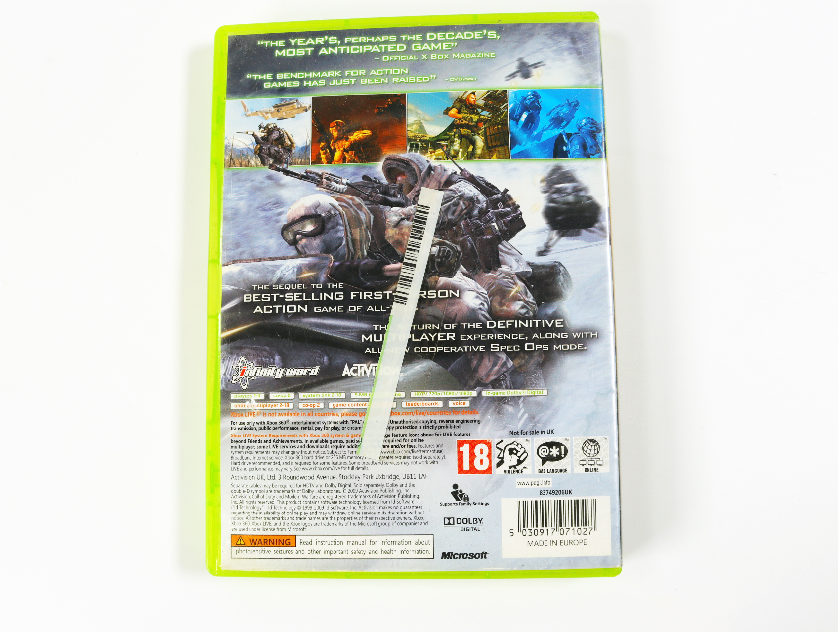Xbox 360 - Call of Duty: Modern Warfare 2 - productfoto 2