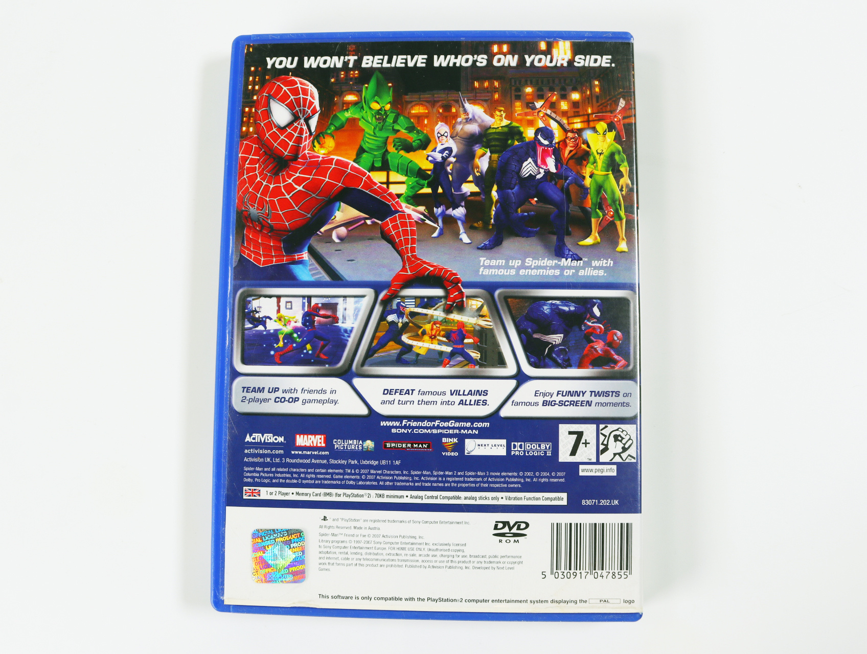 PlayStation 2 - Spider-Man: Friend or Foe - productfoto 2
