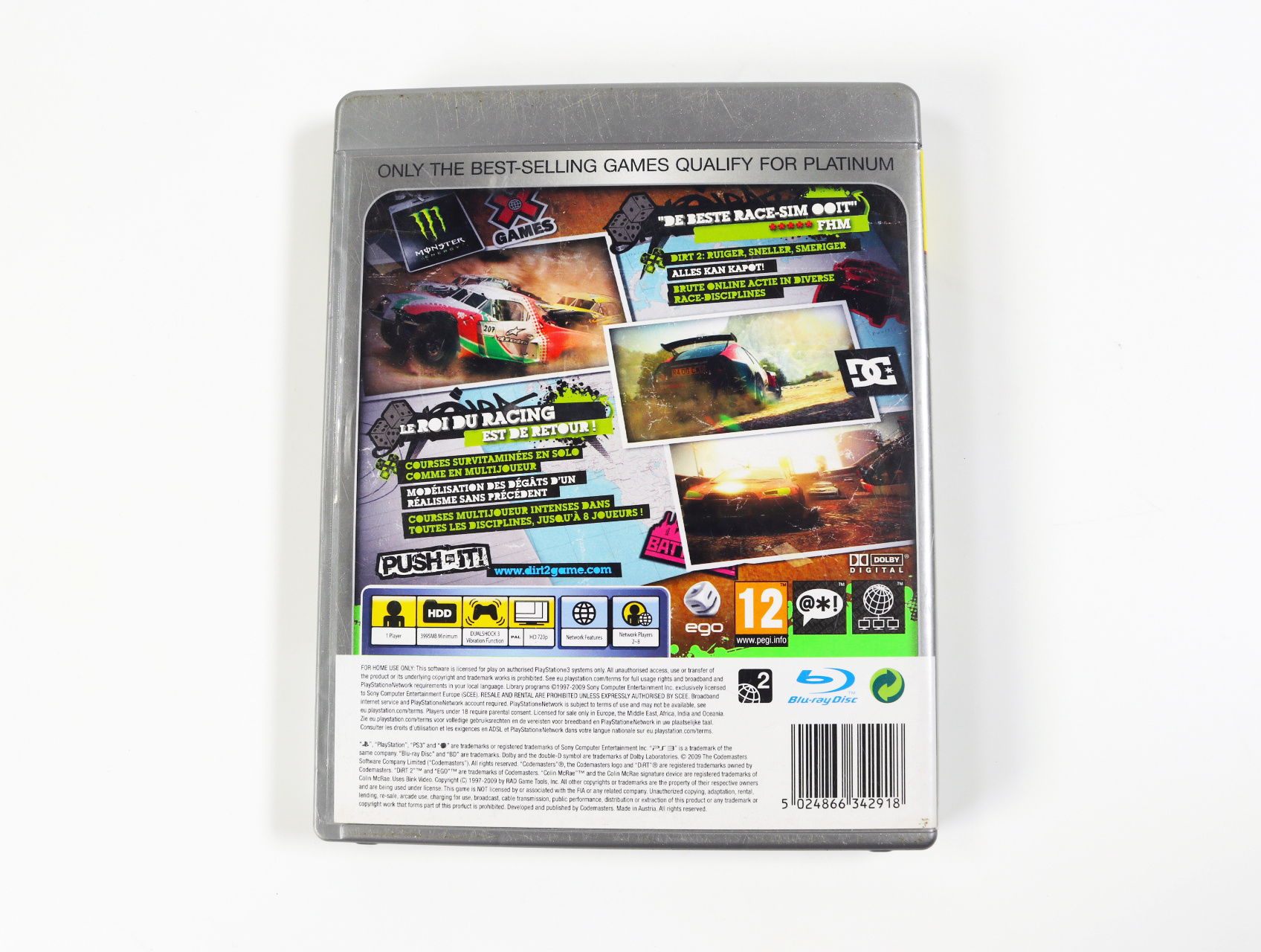 PlayStation 3 - Colin McRae: DiRT 2 [Platinum] - productfoto 2