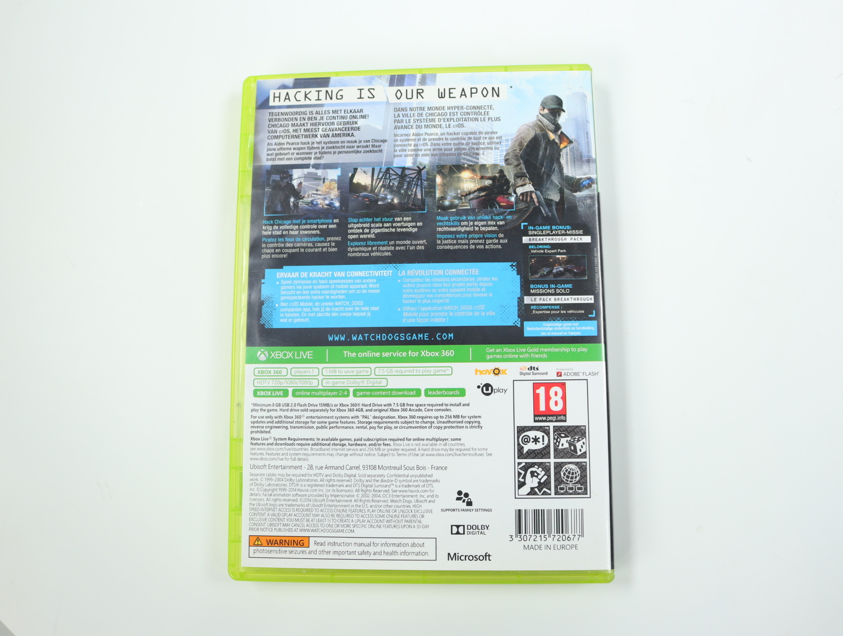 Xbox 360 - Watch Dogs [Special Edition] - productfoto 2