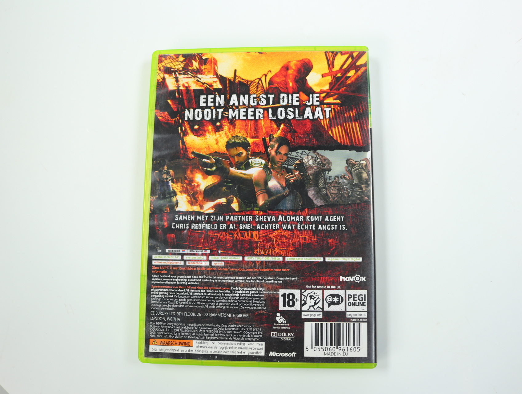 Xbox 360 - Resident Evil 5 - productfoto 2