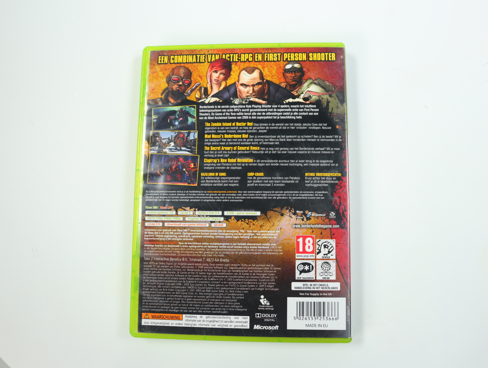 Xbox 360 - Borderlands [Game of the Year Edition] - productfoto 2