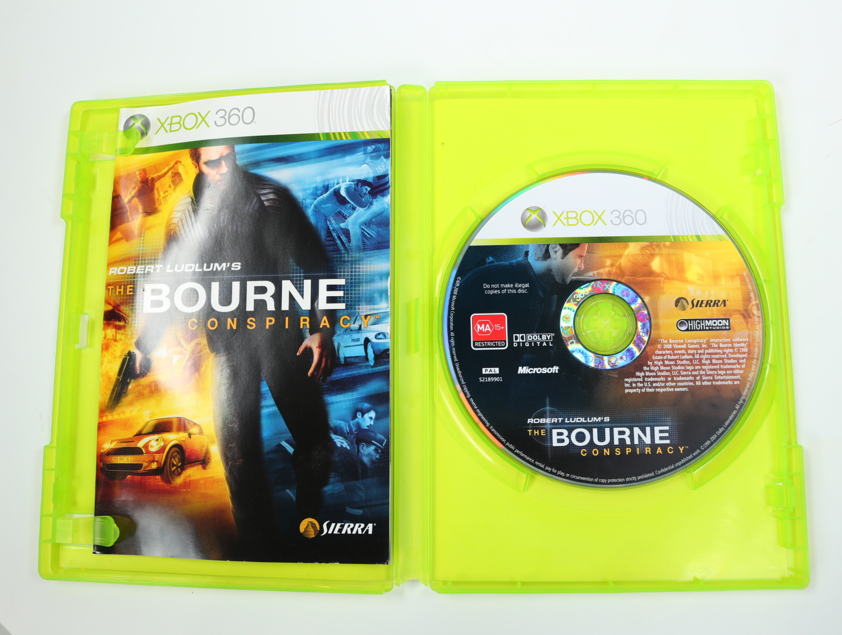 Xbox 360 - Robert Ludlum's The Bourne Conspiracy - productfoto 3